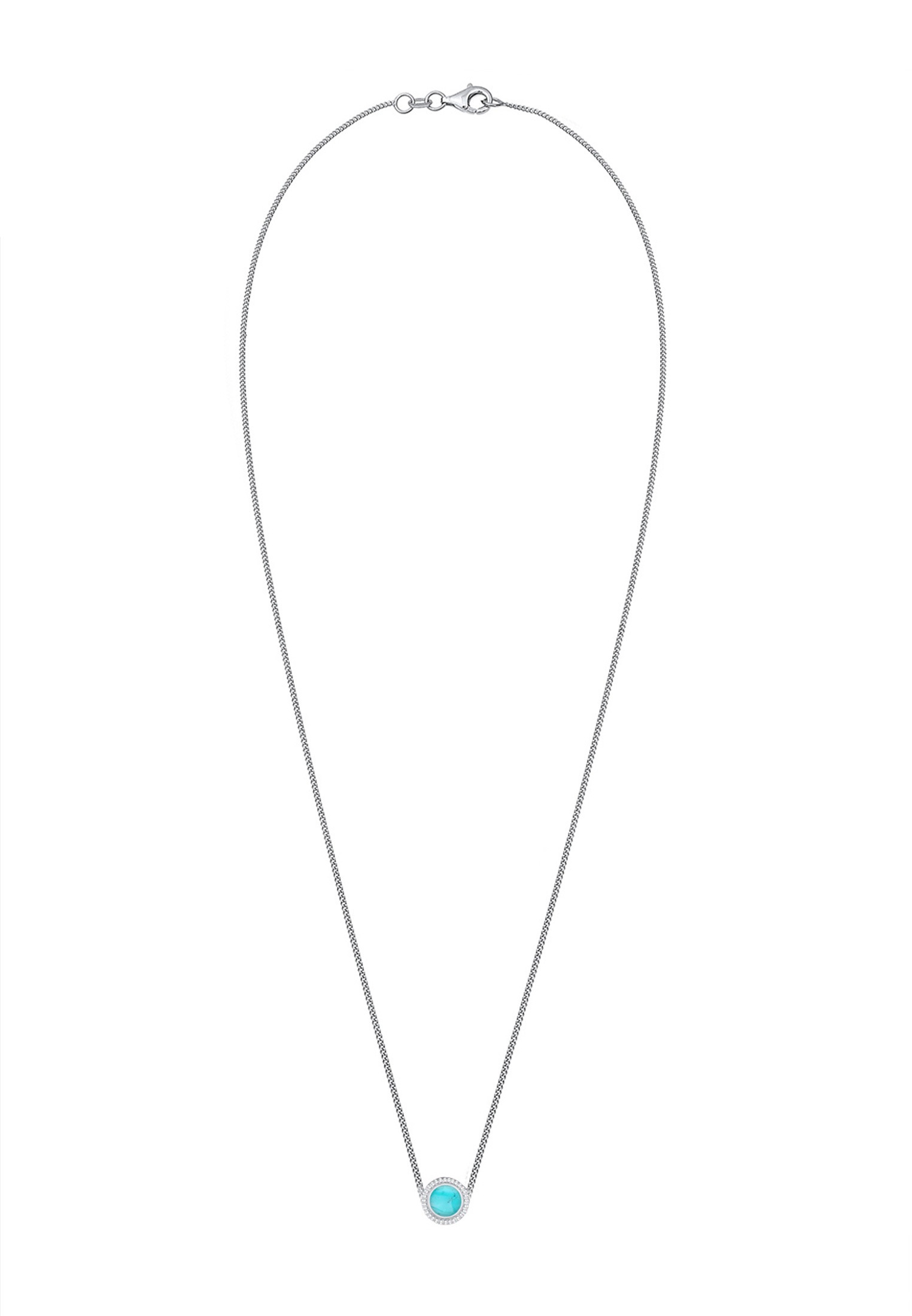 Elli Collierkettchen »Howlite Türkis Vintage Style 925 Sterling Silber«