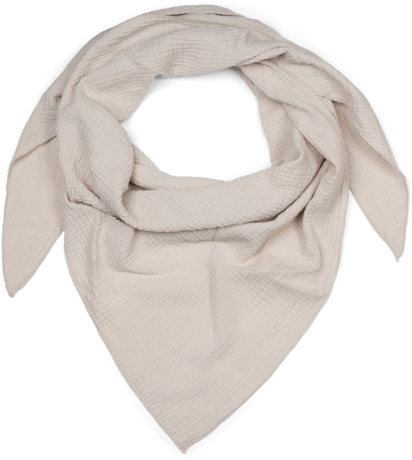 styleBREAKER Dreieckstuch "Musselin Dreiecktuch Einfarbig" 1 Stk.
