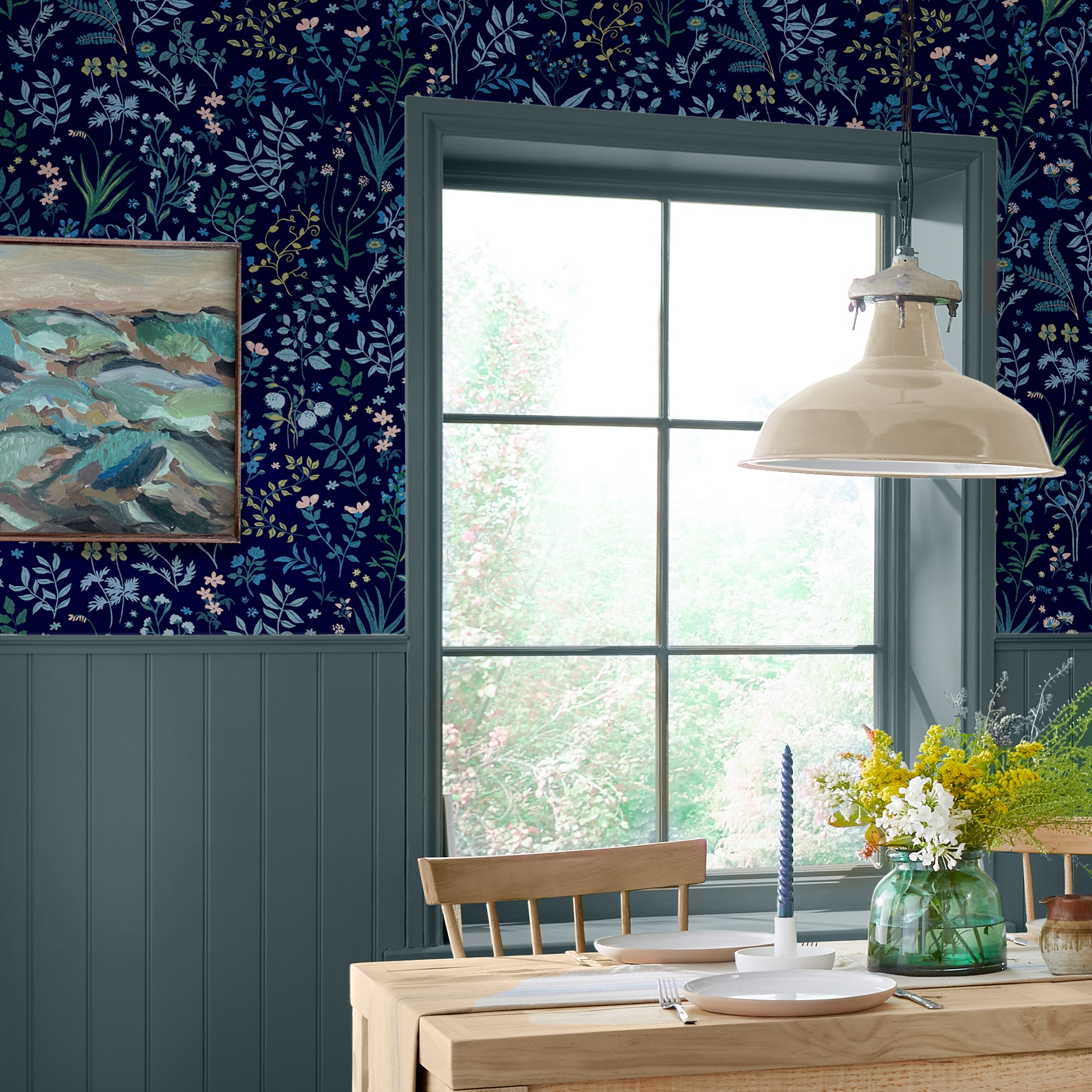 Joules Vliestapete "Holcombe Floral" geblümt glatt Design Tapeten