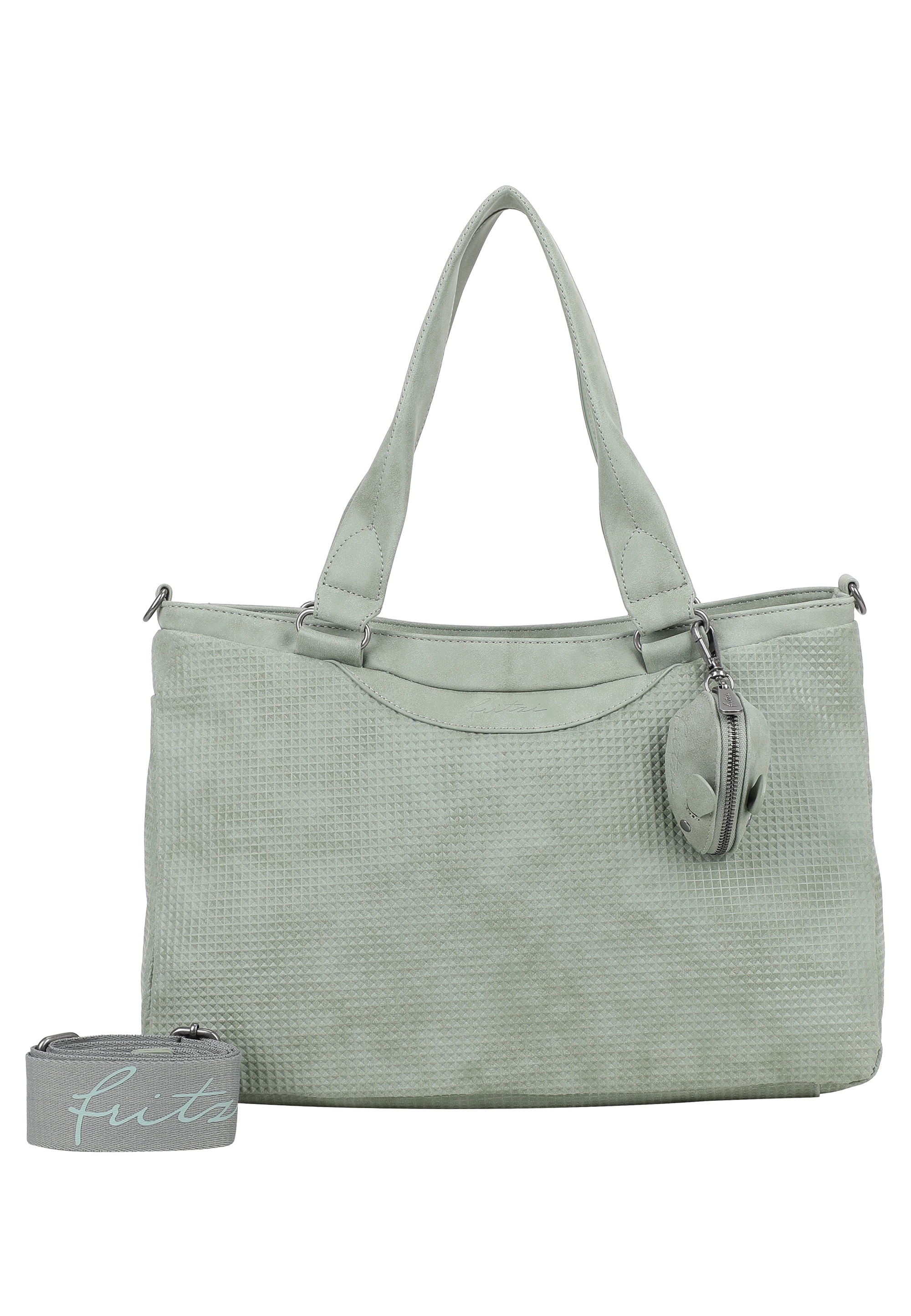 Fritzi aus Preußen Henkeltasche "Joly Waffly Black", mit kleiner Retro-Pock günstig online kaufen
