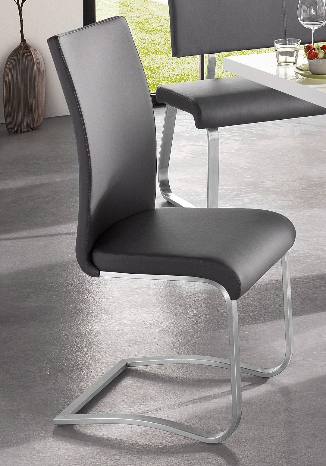 MCA furniture Freischwinger "Arco" (Set) 4 Stk. Kunstleder 2er-, 4er-, 6er- günstig online kaufen