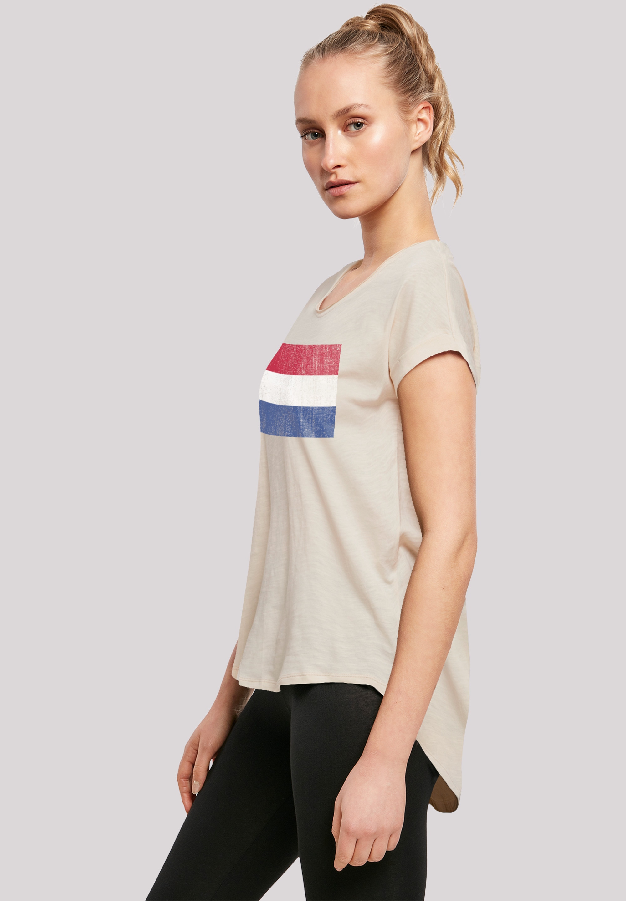 T-Shirt für Flagge | Holland kaufen distressed«, »Netherlands BAUR NIederlande Print F4NT4STIC