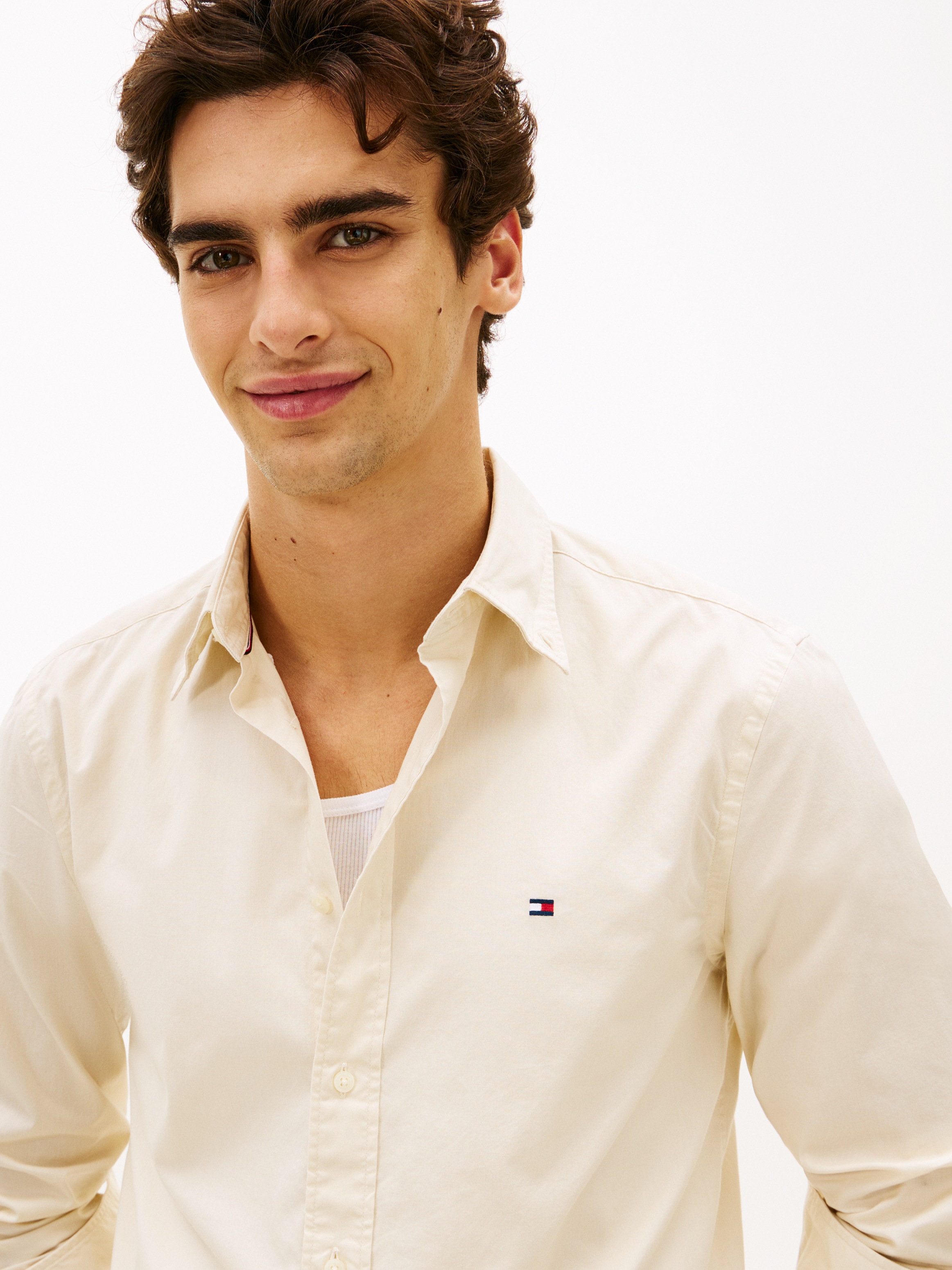 Tommy Hilfiger Businesshemd "FLEX POPLIN SOLID" unifarben, klassisch, regul günstig online kaufen