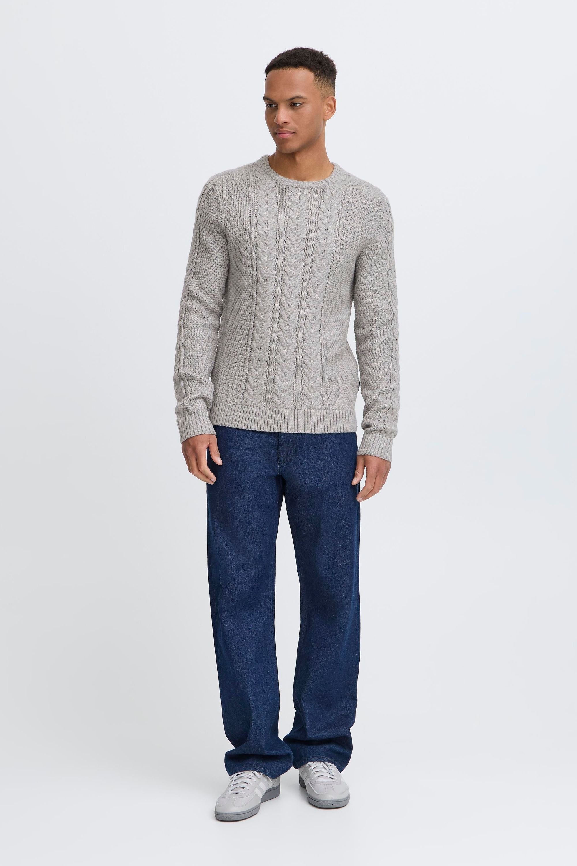 Blend Strickfleece-Pullover "Strickpullover BHBASIM" günstig online kaufen