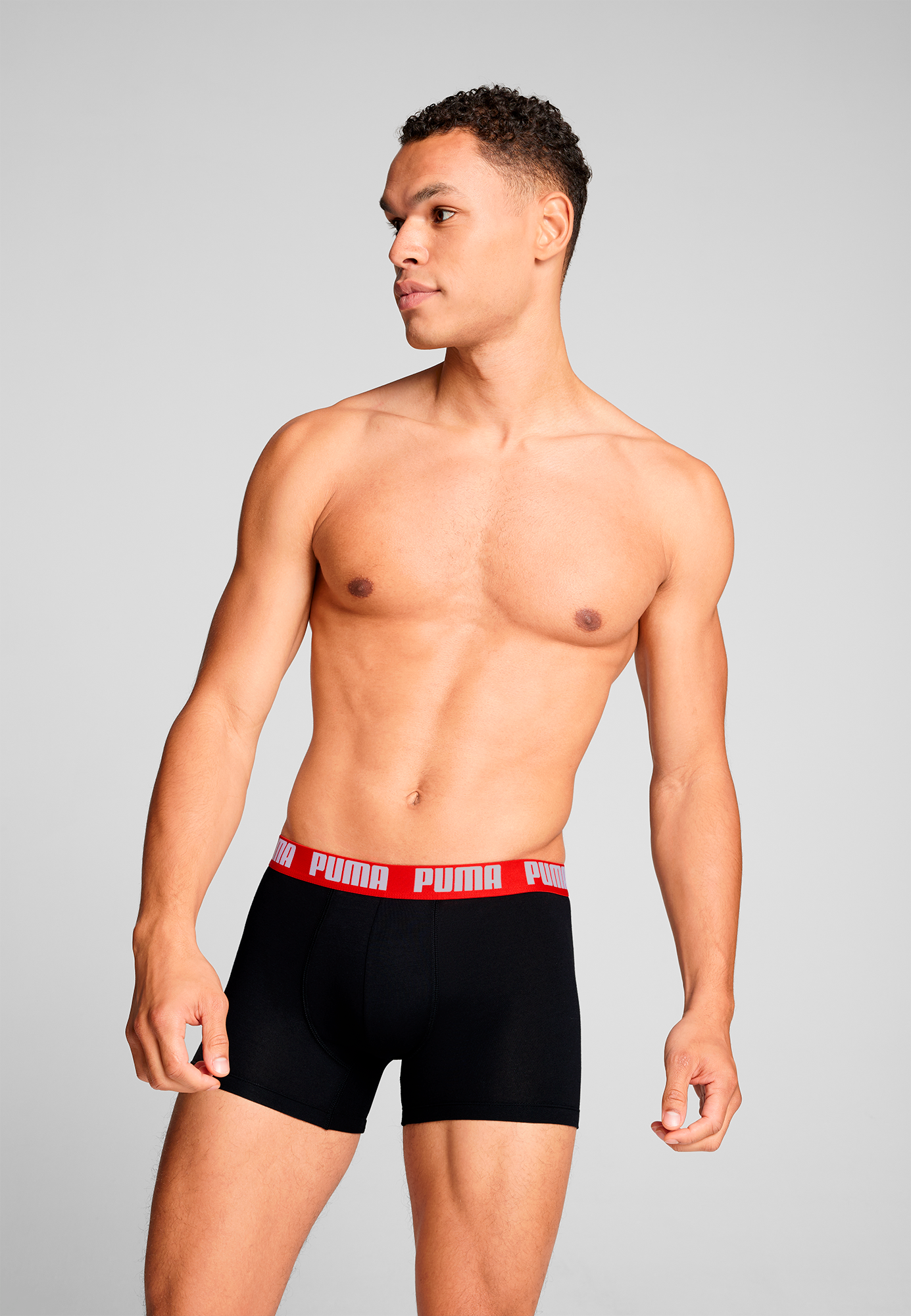 Thumbnail - PUMA Boxer "PUMA MEN EVERYDAY BASIC BOXERS 2P" Packung, 2er-Pack, mit Puma Webbund