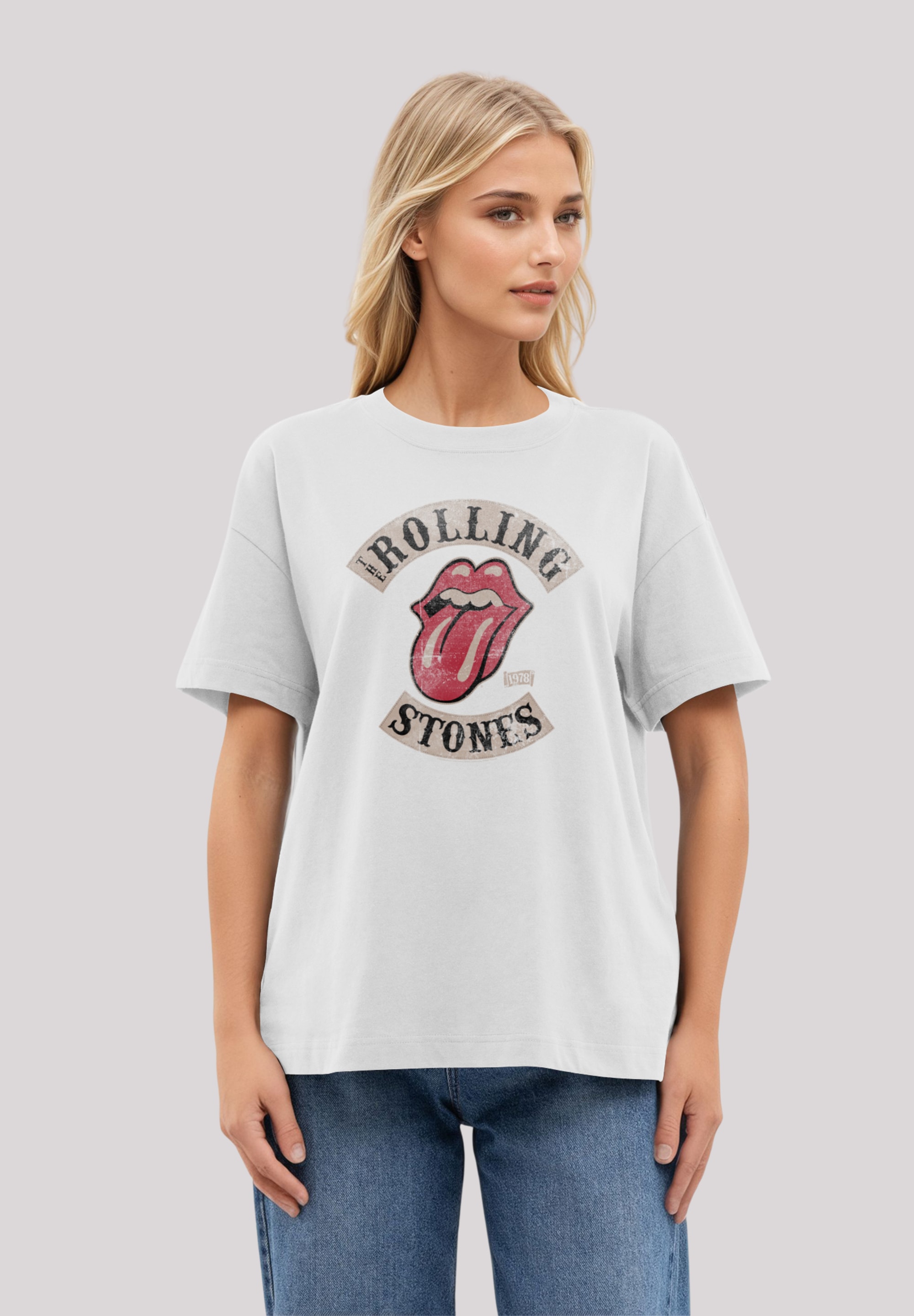 F4NT4STIC T-Shirt »The Rolling Stones Tour '78«, Premium Qualität Streetwear