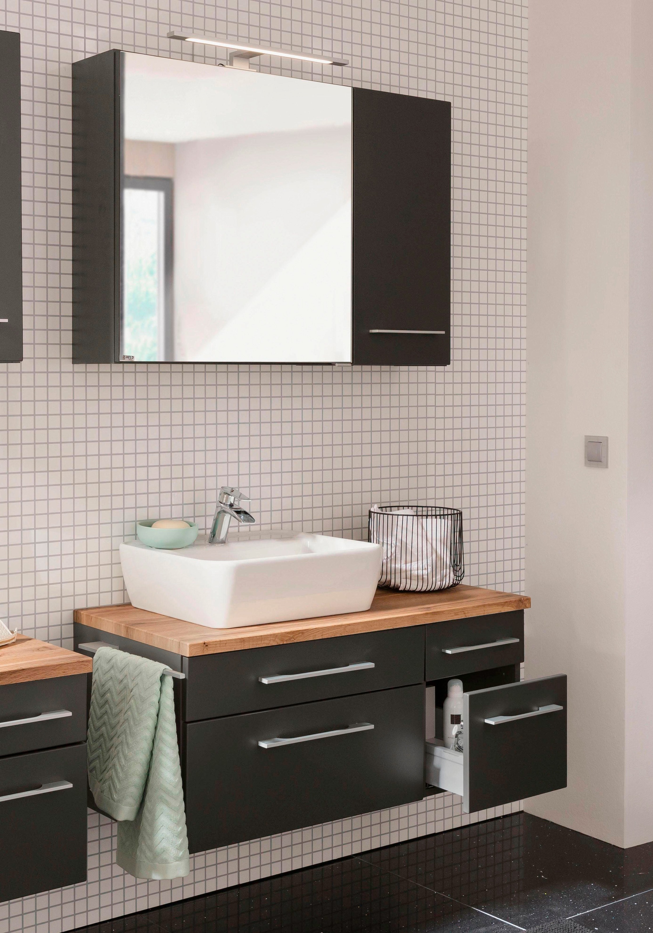 welltime Badmöbel-Set "Davos" 3 Stk. tlg. günstig online kaufen