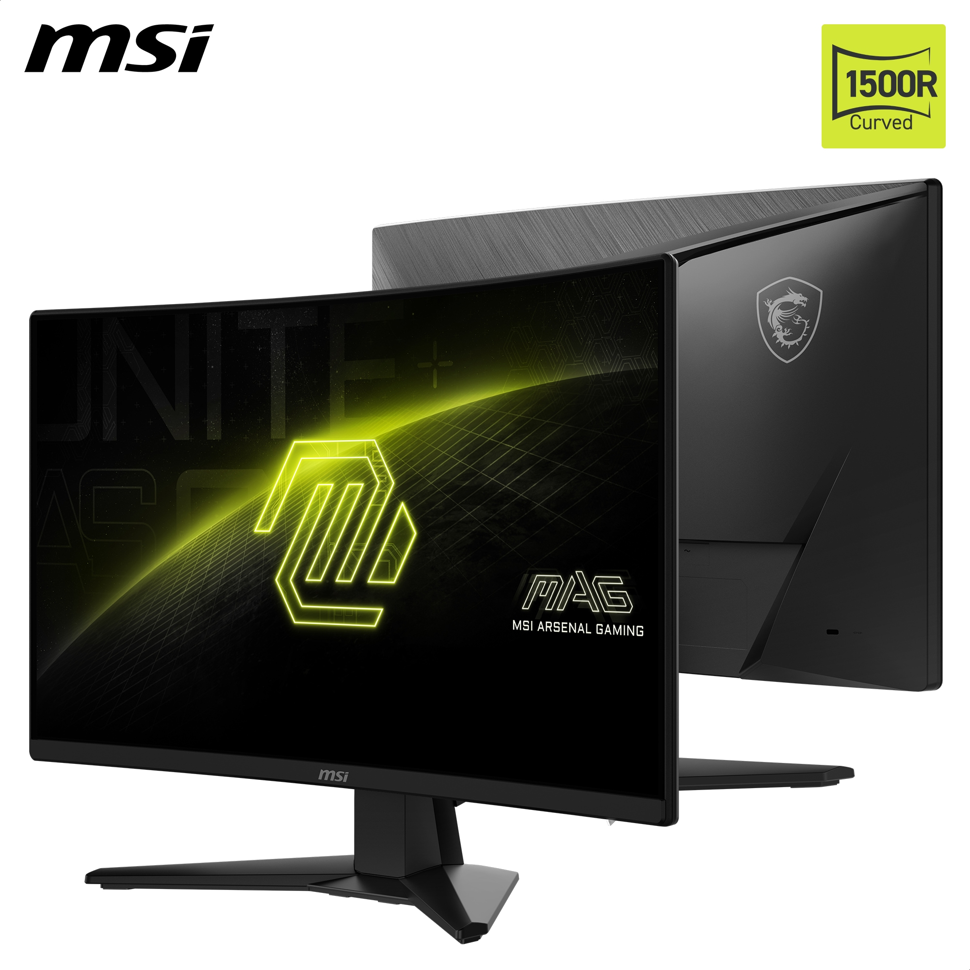 MSI Gaming-Monitor »MAG 242C«, 59,9 cm/24 Zoll, 1920 x 1080 px, Full HD, 1 ms Reaktionszeit, 180 Hz, neigbar