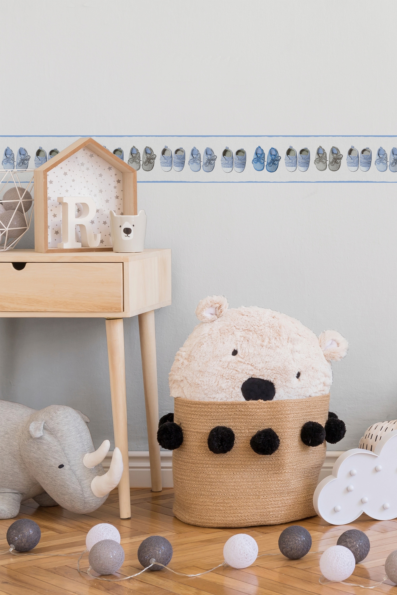 living walls Bordüre »Little Stars« Motiv | abstrakt | naturalistisch glatt Tapete Kinder Borte Kinderzimmer Schlafzimmer modern Design Design