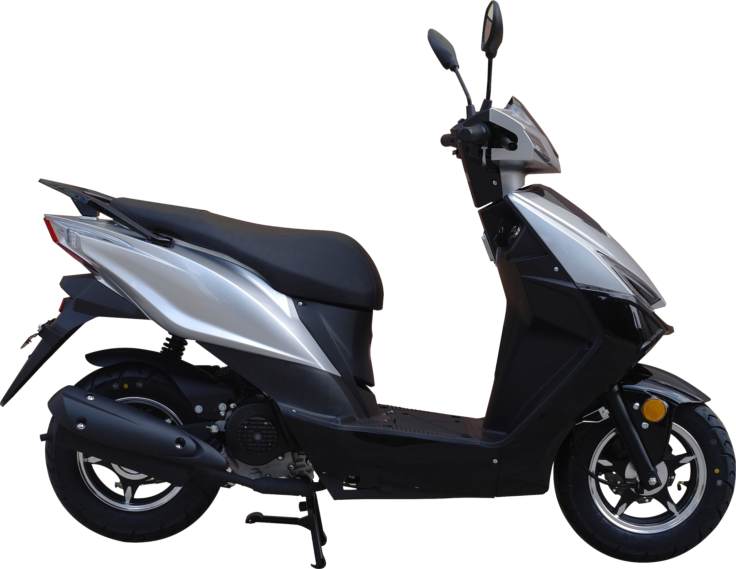 GT UNION Motorroller »Sonic X 50-45«, 50 cm³, 45 km/h, Euro 5, 3 PS,  (Komplett-Set, 2 tlg., mit Topcase), inkl. Topcase auf Rechnung | BAUR