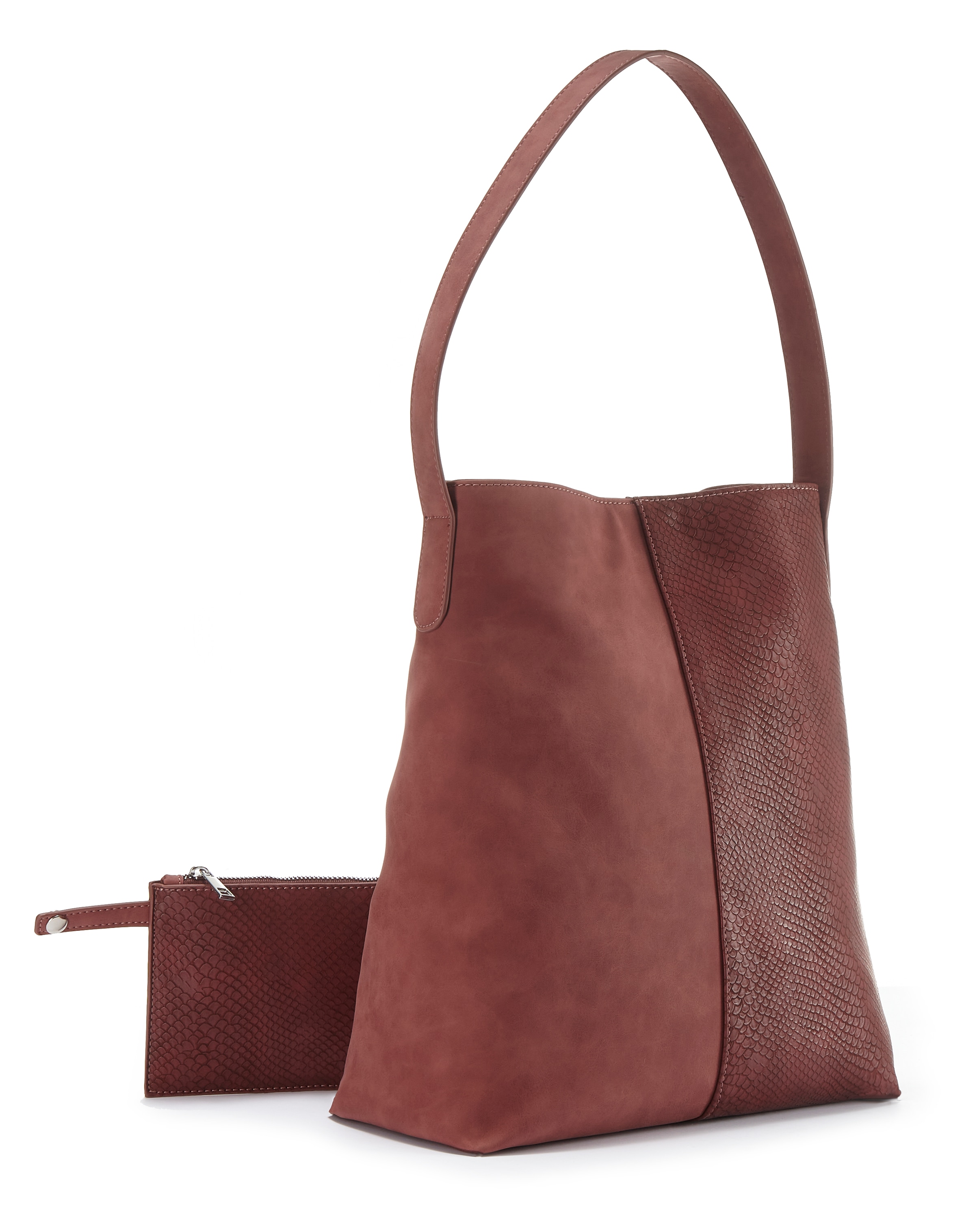 Vivance Shopper "Schultertasche", (2 tlg.), mit kleiner Innentasche, Handta günstig online kaufen