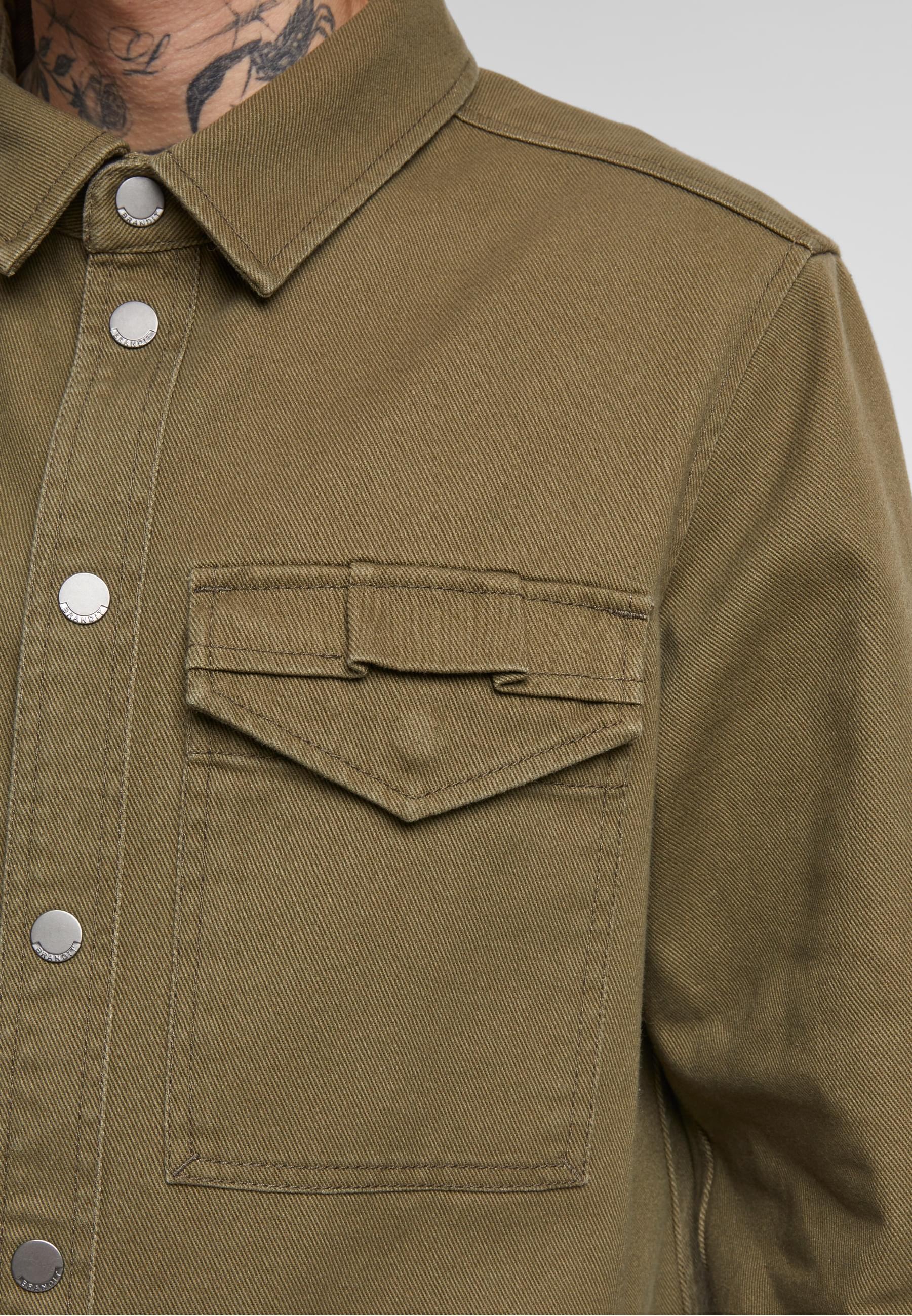 Brandit Langarmhemd »Brandit Brandit Men Heavy Twill Shirt«, (1 tlg.)