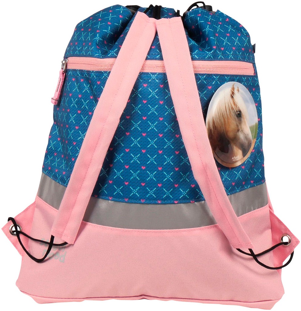 SCHOOL-MOOD® Schulranzen »Champion, Mila (Pferd)«, retroreflektierende Flächen, aus recyceltem Material