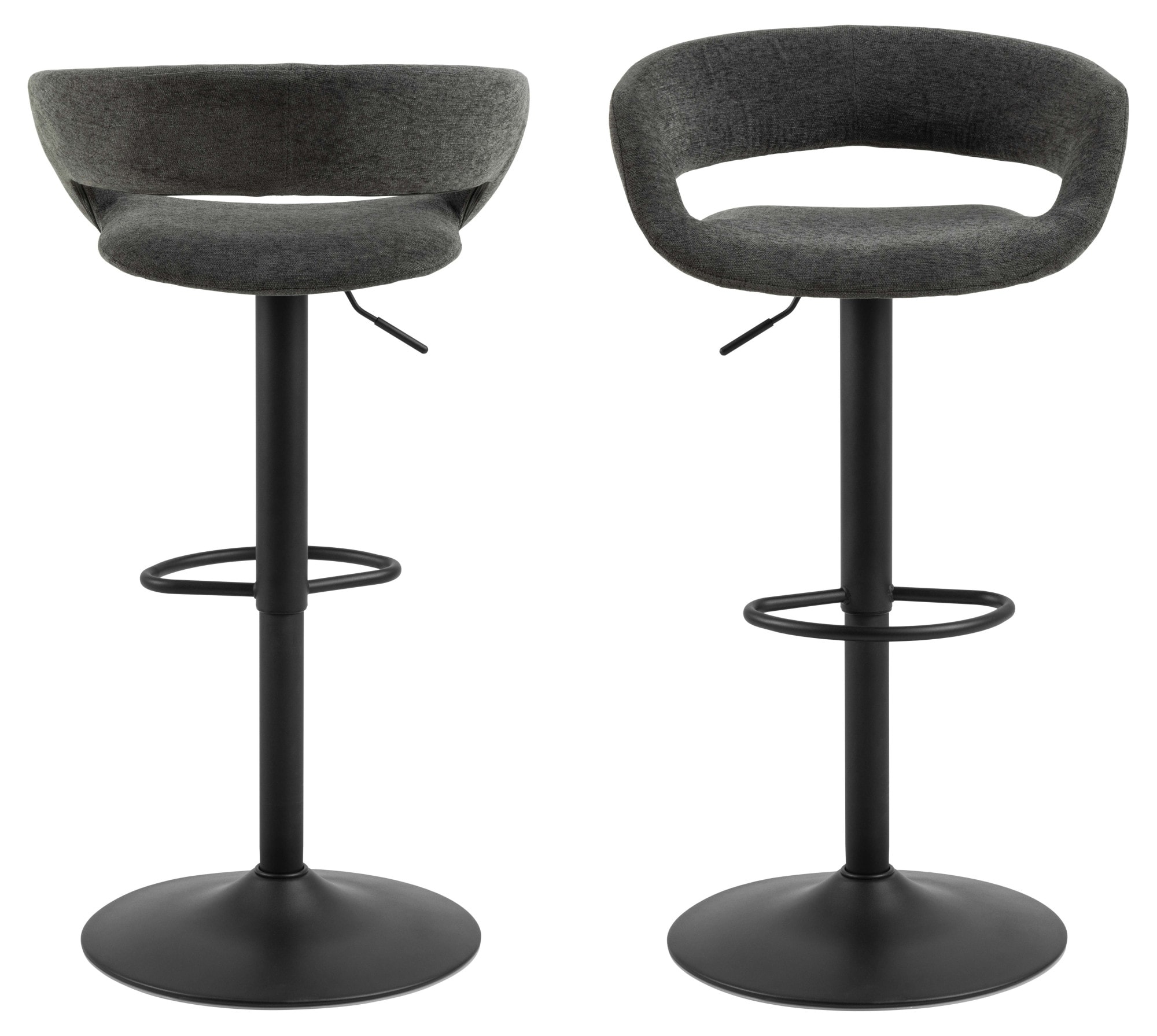 ACTONA GROUP Barhocker »Grace«, (Set, 2 St., 2 stk), Barhocker, Apia sand, Trompete Gestell, mit drehfunktion, 2 stk