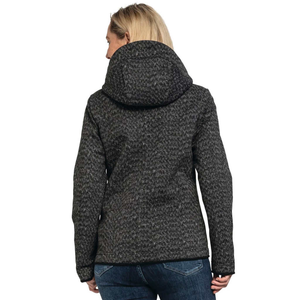 Schöffel Fleecejacke »Fleece Hoody Aurora L«, mit Kapuze