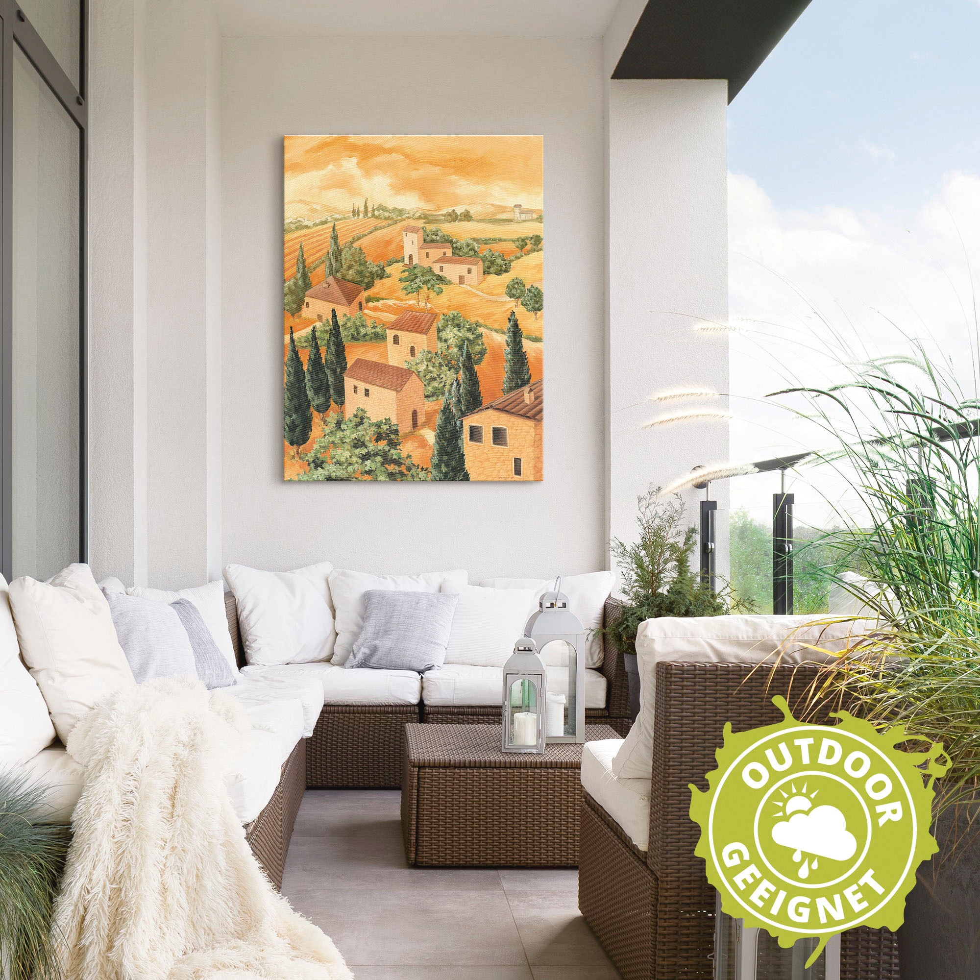 Artland Wandbild »Landschaft Italien«, Europa, (1 St.), als Alubild, Outdoorbild, Leinwandbild, Poster in verschied. Größen