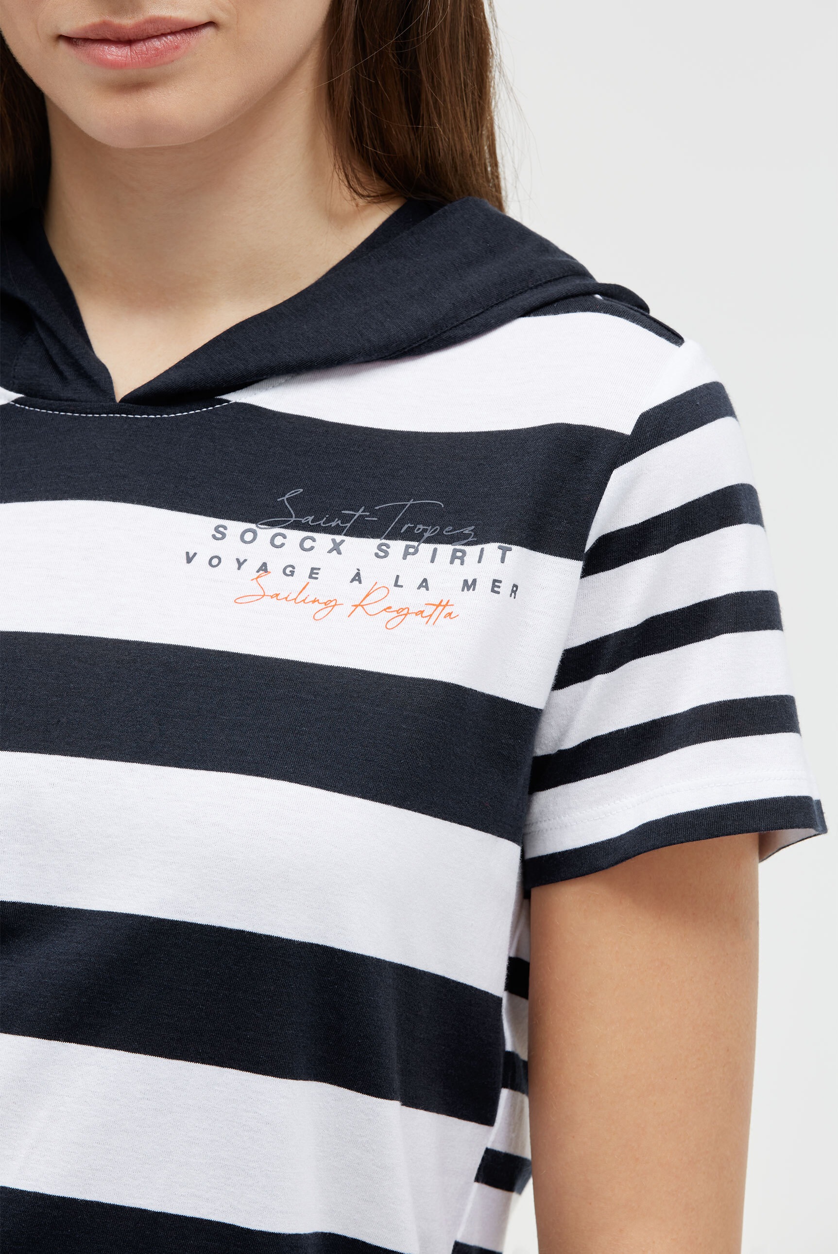 SOCCX Rundhalsshirt aus Baumwolle