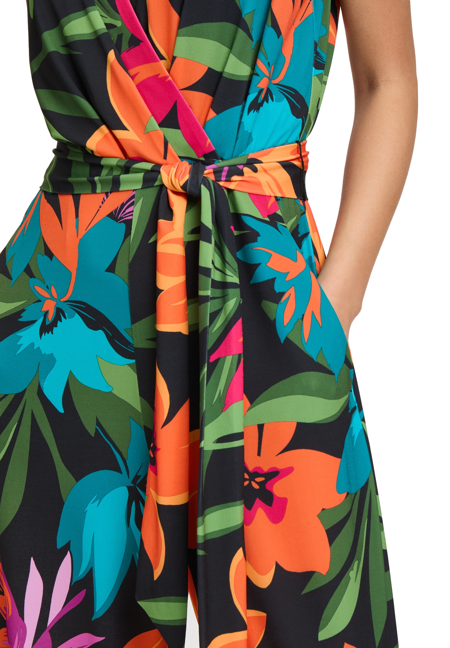 Vera Mont Overall »Vera Mont Damen Jumpsuit mit Bindegürtel«, (1 tlg.), Druck