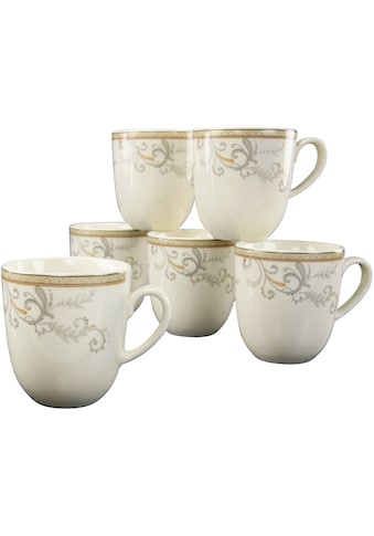 CreaTable Tasse »Kaffeebecher Villa Medici« (Set...