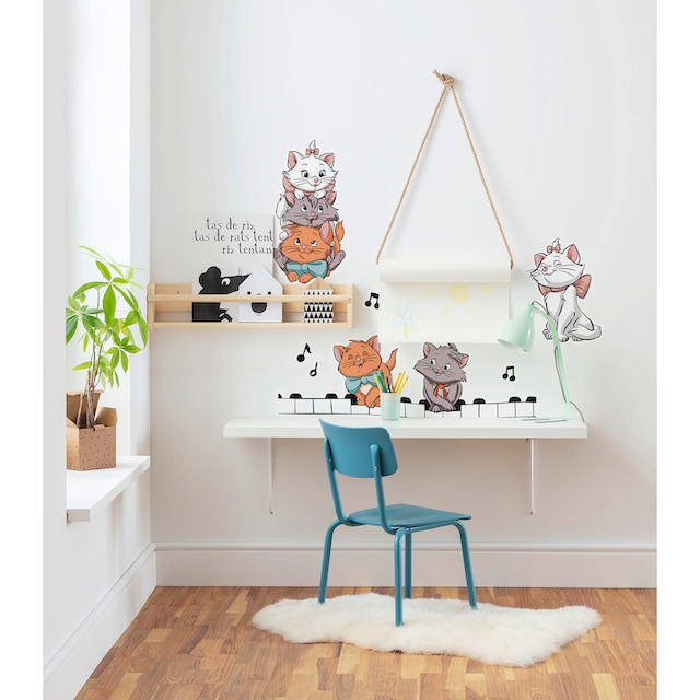 Komar Wandtattoo »Aristocats Kittens«, (7 St.), 50 x 70 cm kaufen | BAUR