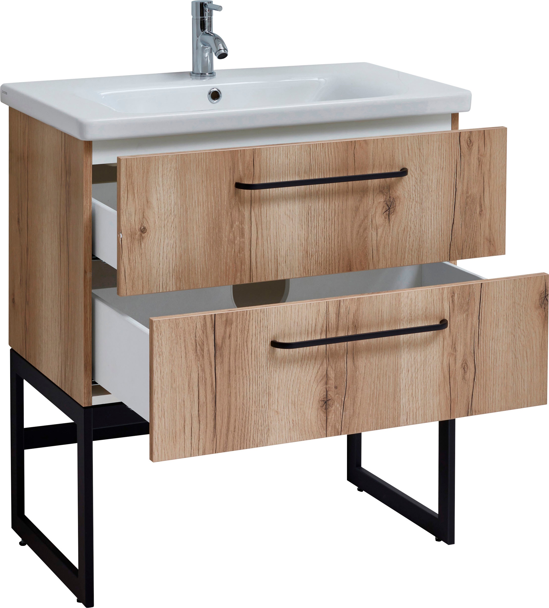 Thumbnail - OPTIFIT Waschtisch "Yukon" Breite 80 cm, mit Keramikbecken