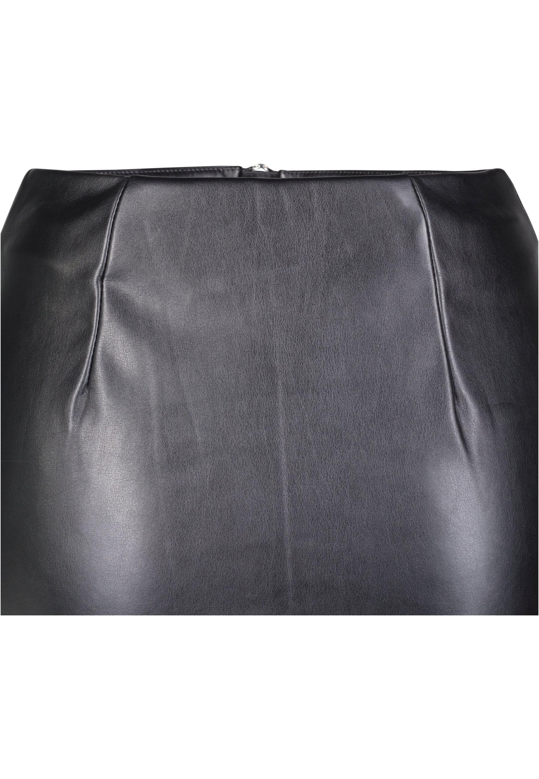 URBAN CLASSICS Jerseyrock »Damen tlg.) für Skirt«, (1 bestellen BAUR | Ladies Leather Zip Synthetic