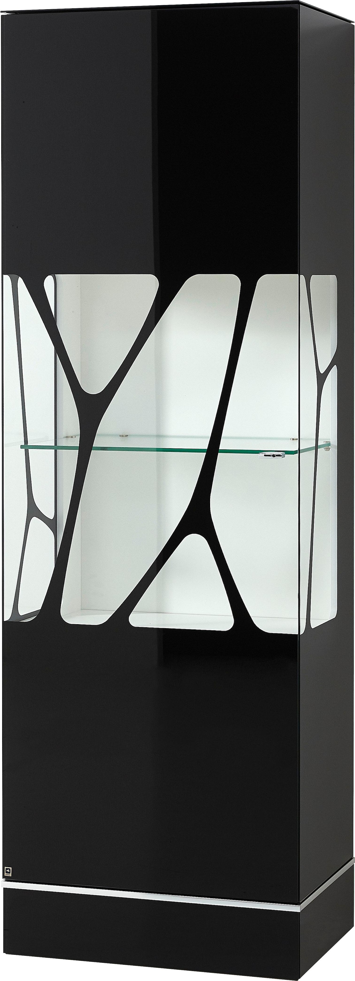 LEONARDO Glasvitrine »CUBE«, mit Genetics, wahlweise mit Beleuchtung, Höhe 192 cm