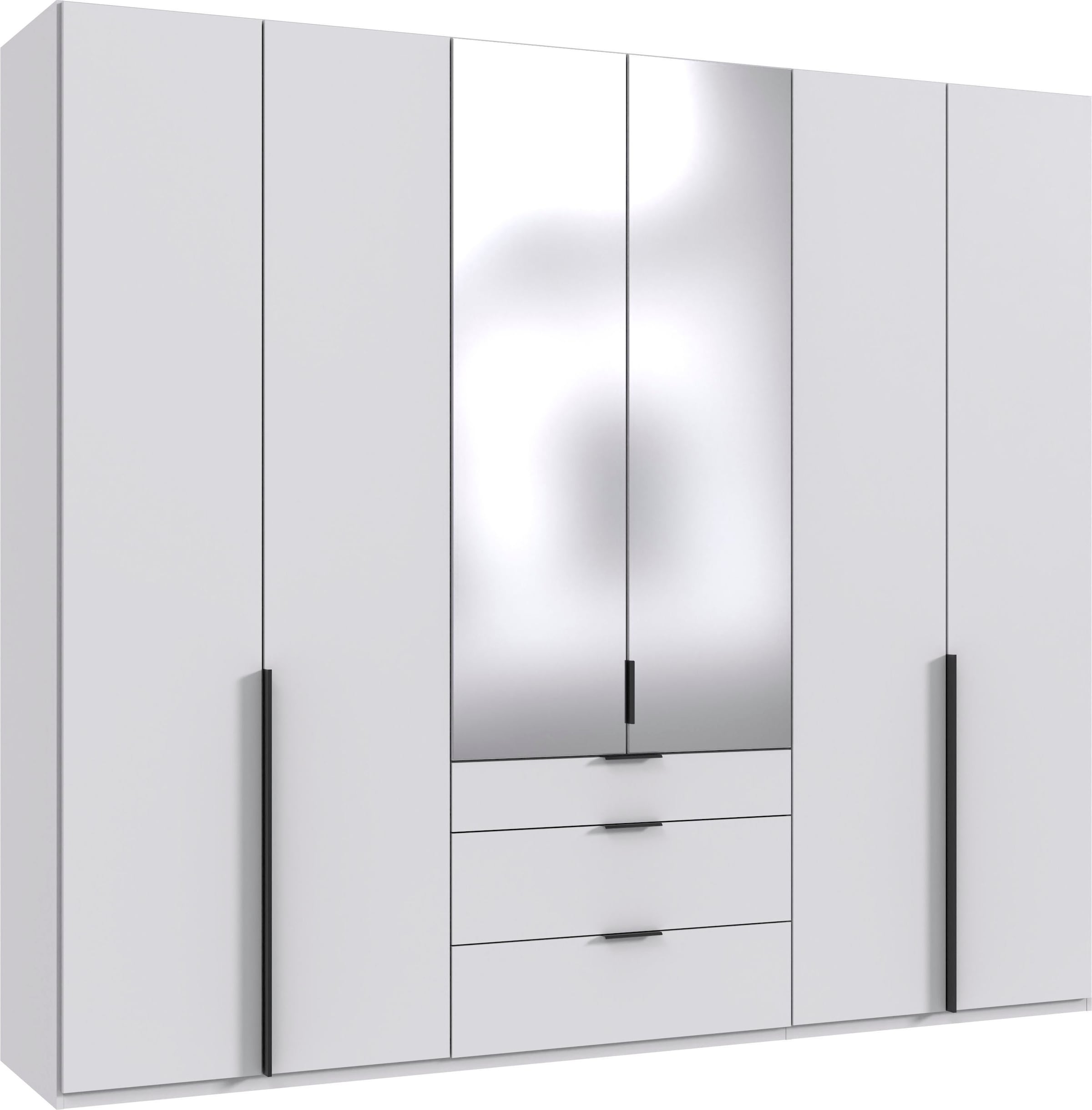 Wimex Drehtürenschrank "Mugano" mit langen oder kurzen Griffen aus Metall, in vielen Breiten, 208 oder 236 cm hoch, Made in Germany