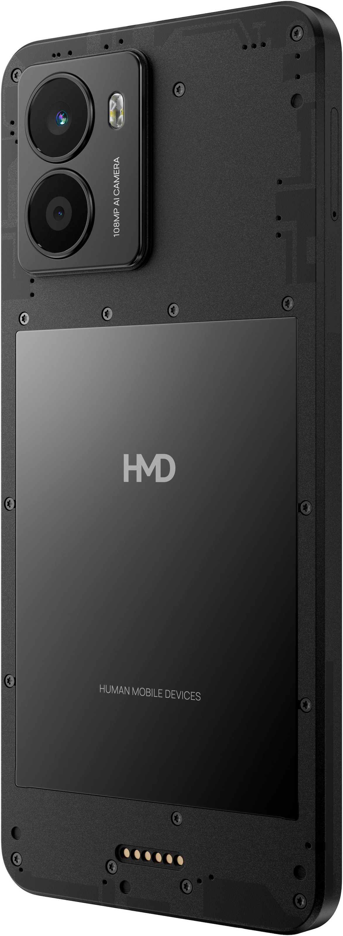 HMD Smartphone »Fusion 256 GB«, grau, Seitliche Tasten