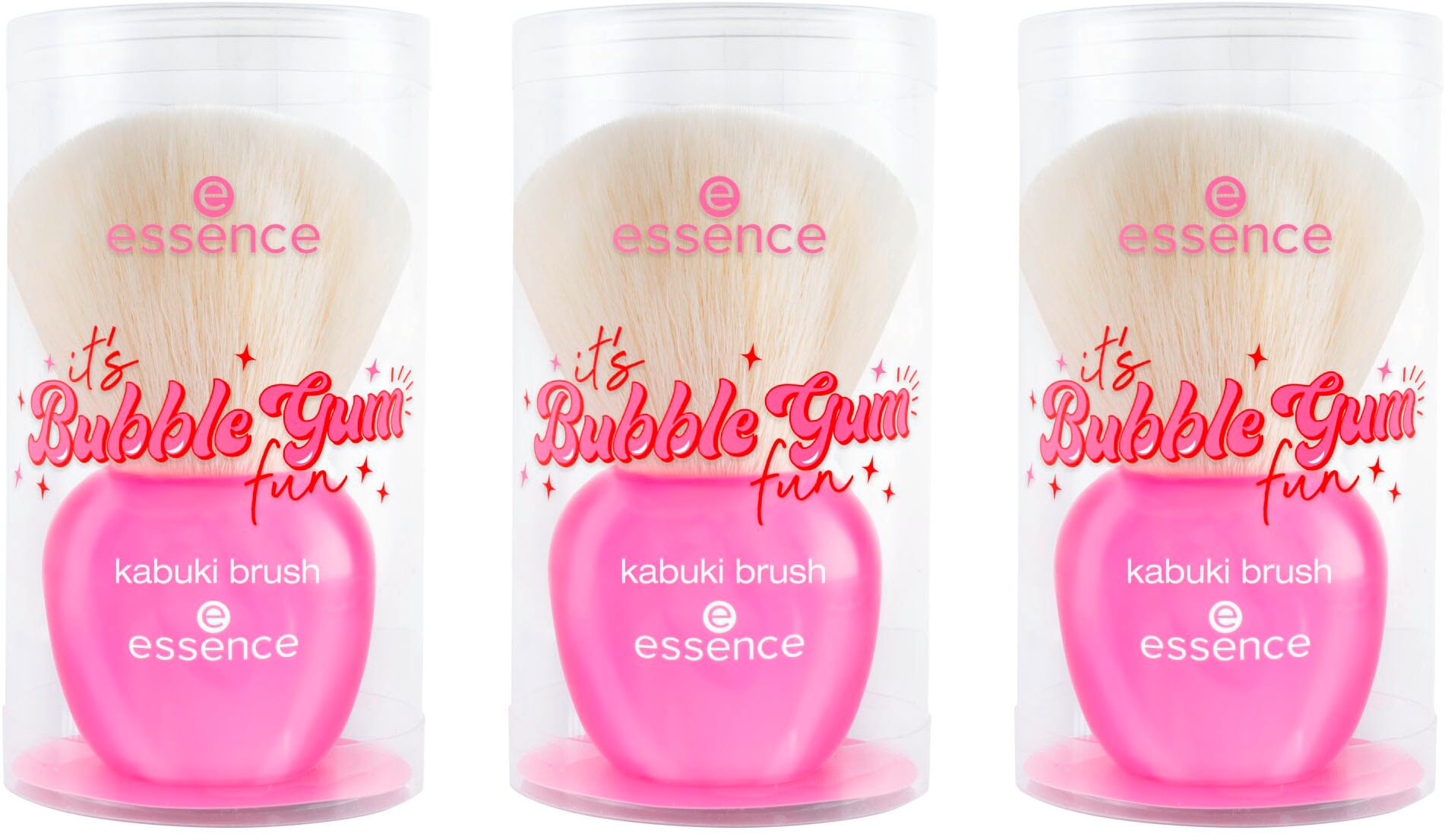 Puderpinsel »it's Bubble Gum fun kabuki brush«, (3er Pack)