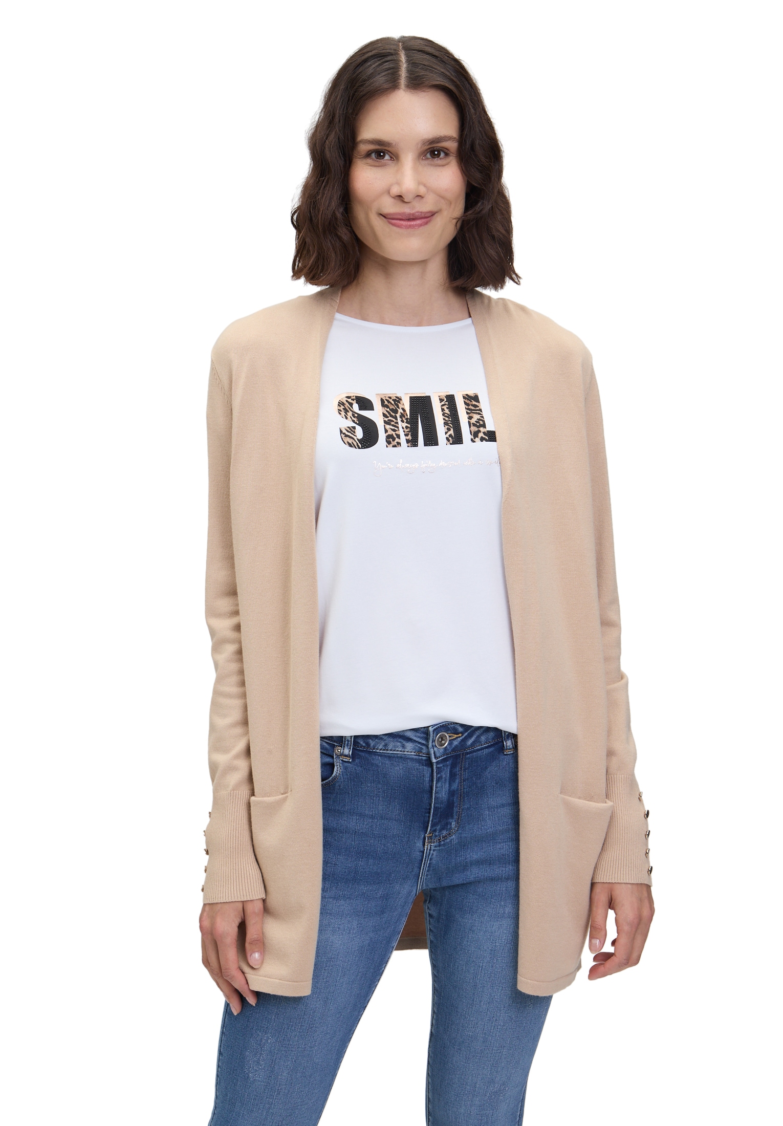 Betty Barclay Strickjacke "Betty Barclay Damen Feinstrickjacke mit Taschen" günstig online kaufen