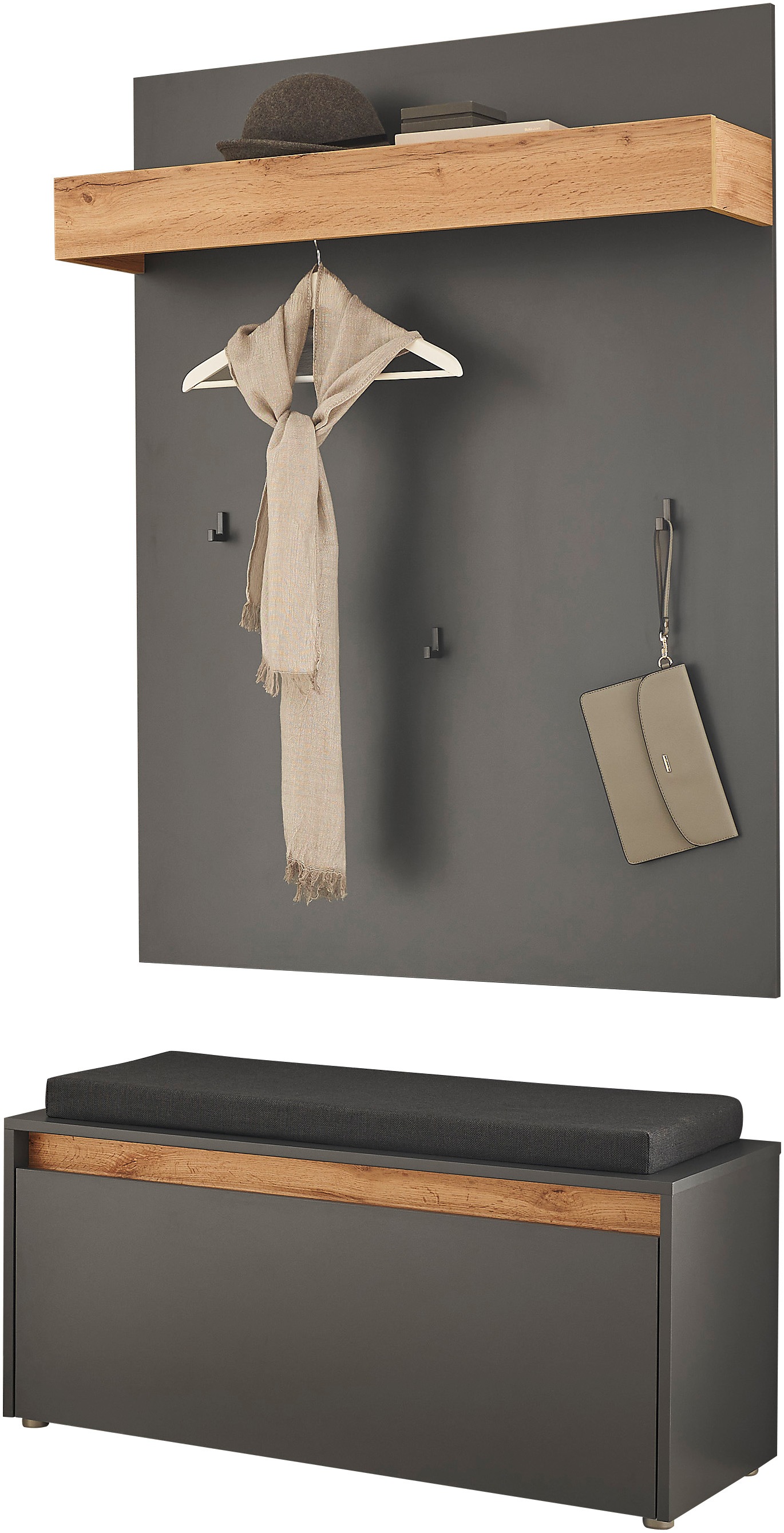 Thumbnail - INOSIGN Garderoben-Set "GIRON/CiTY, moderne Garderobe, Komplettset mit viel Stauraum" Komplett-Set, 2 Stk. tlg. enthält ...