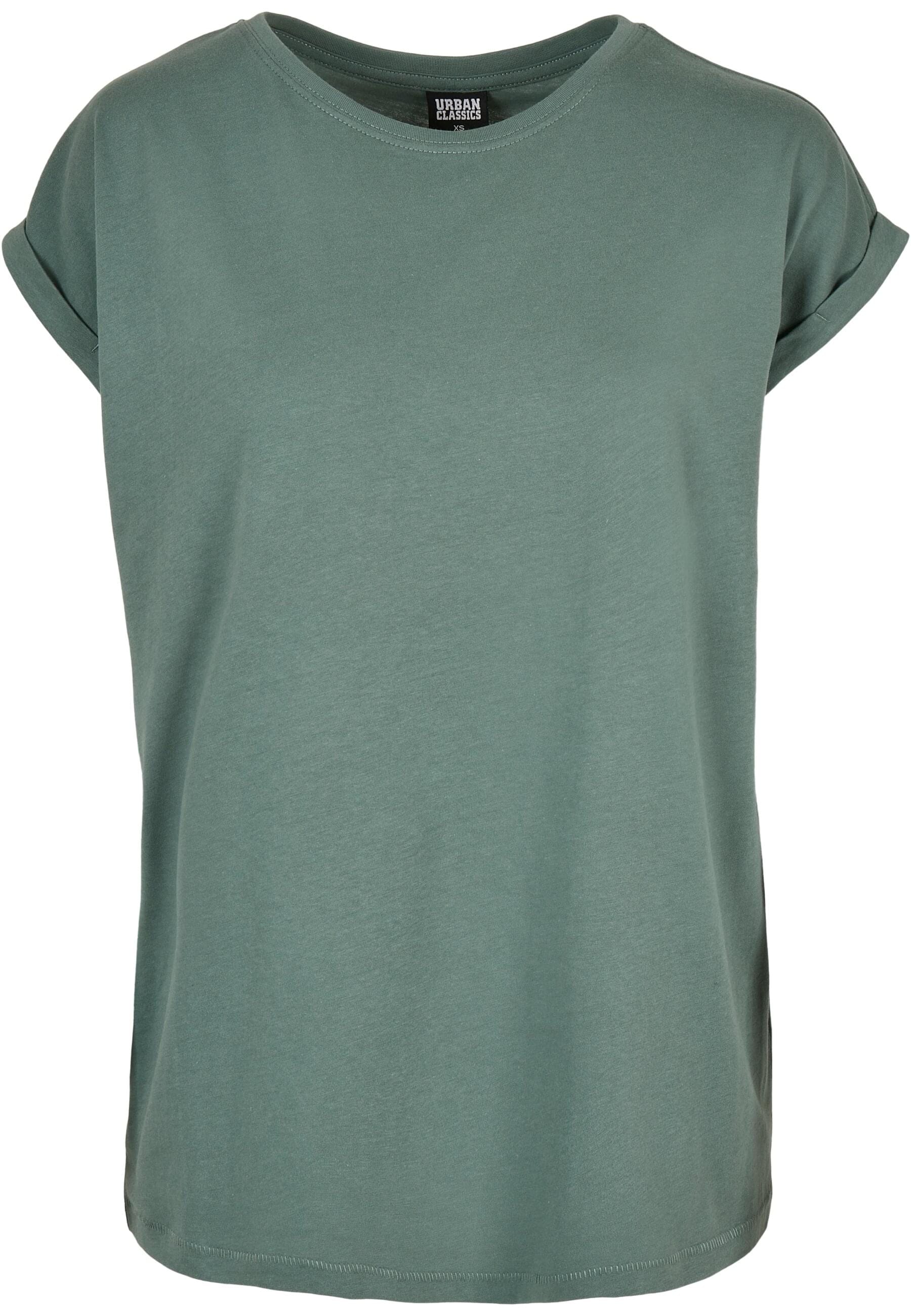 URBAN CLASSICS Kurzarmshirt "Urban Classics Damen Ladies Extended Shoulder Tee"