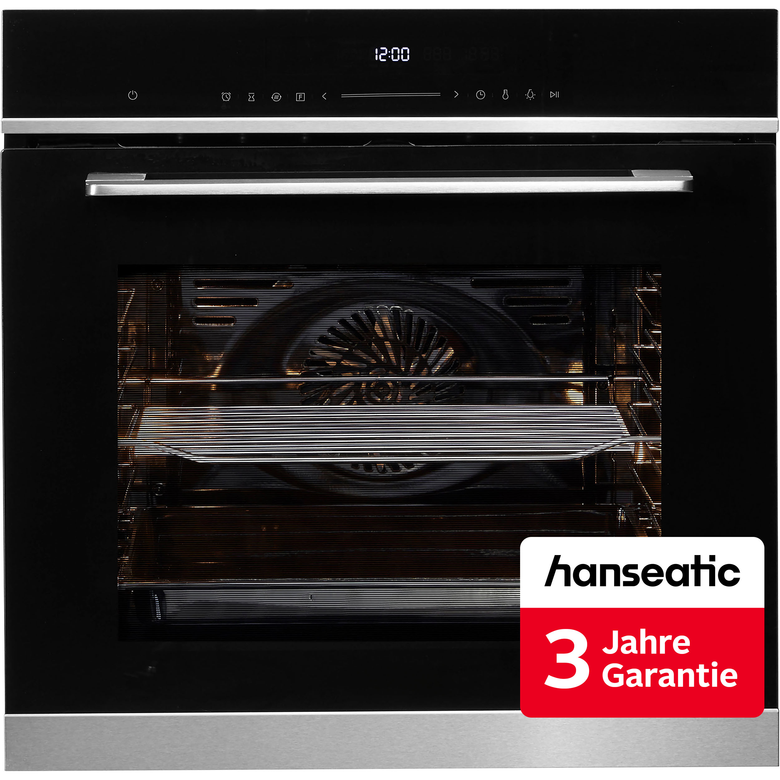 Hanseatic Backofen "7NM30T0-E111E00" inkl. 3 Jahre Herstellergarantie