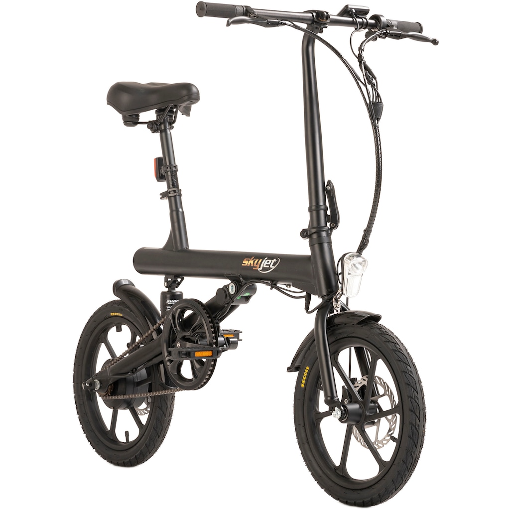 skyjet E-Bike »1S«, 1 Gang, Heckmotor 250 W