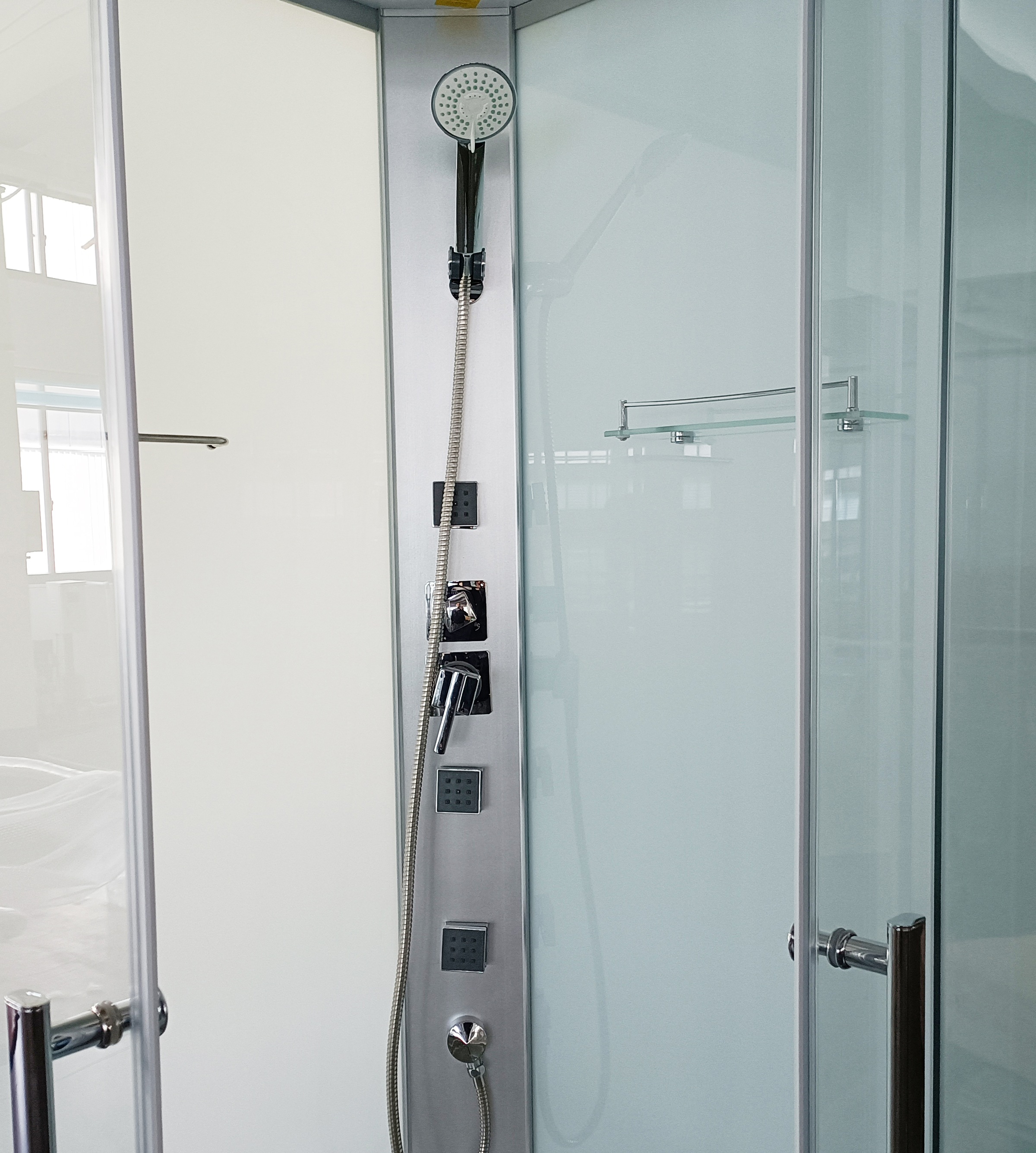 Sanotechnik Komplettdusche »Twist 2«, inkl. Kopf-Regenbrause