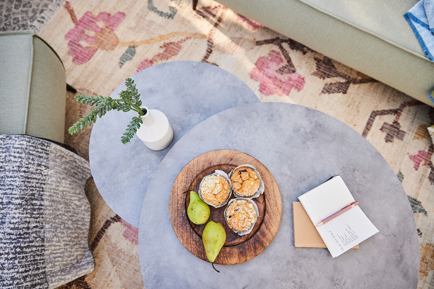 HELA Couchtisch »MASSA« Set, 2 Stk. tlg. 2er Set, Gestell rechteckig, Melamin mit Schweizer Kante