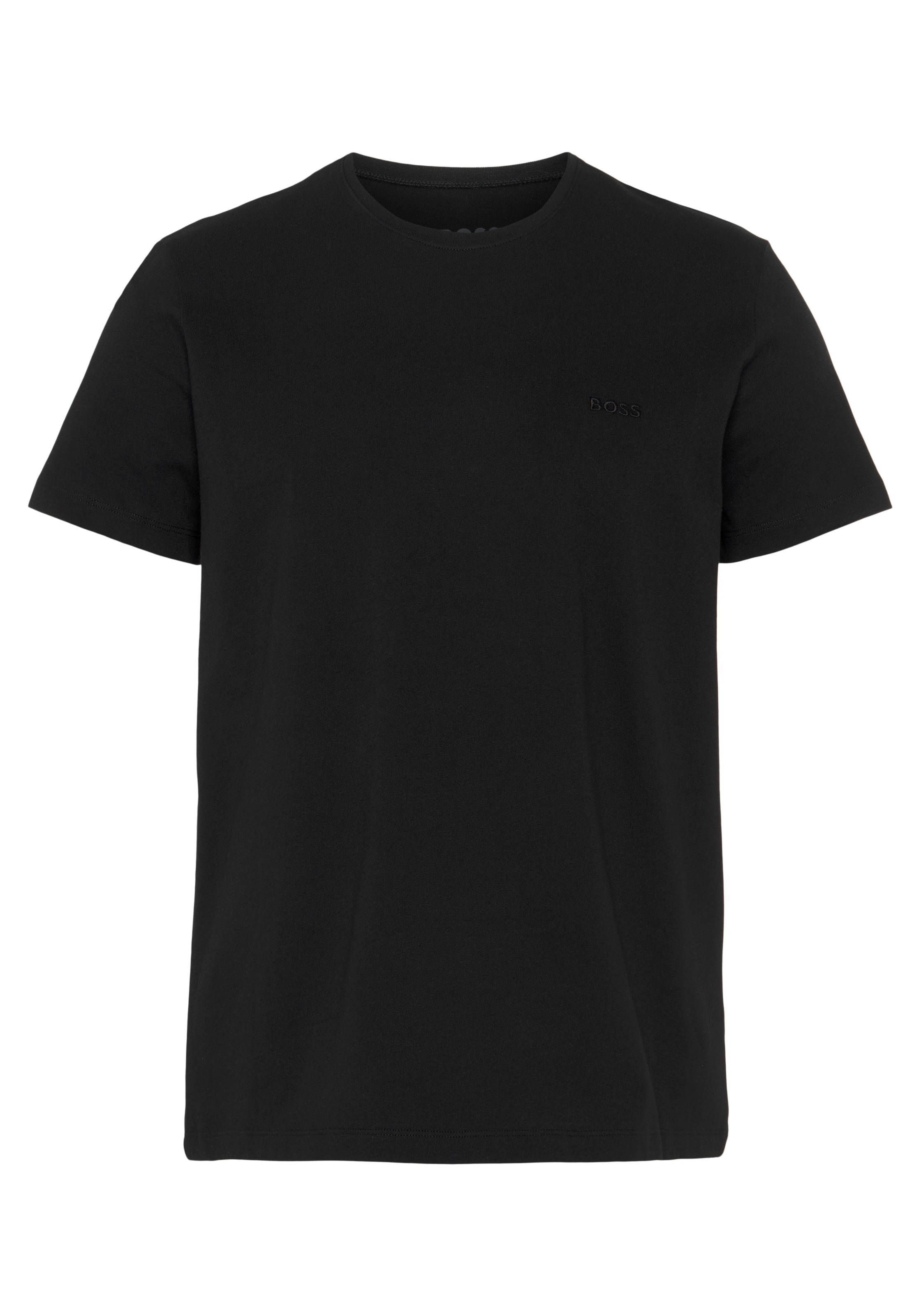 Thumbnail - BOSS Rundhalsshirt "TShirtRN 2P Comfort" Packung, 2er Pack, 2 Stk. tlg. mit Ton-in-Ton BOSS Logo-Schriftzug