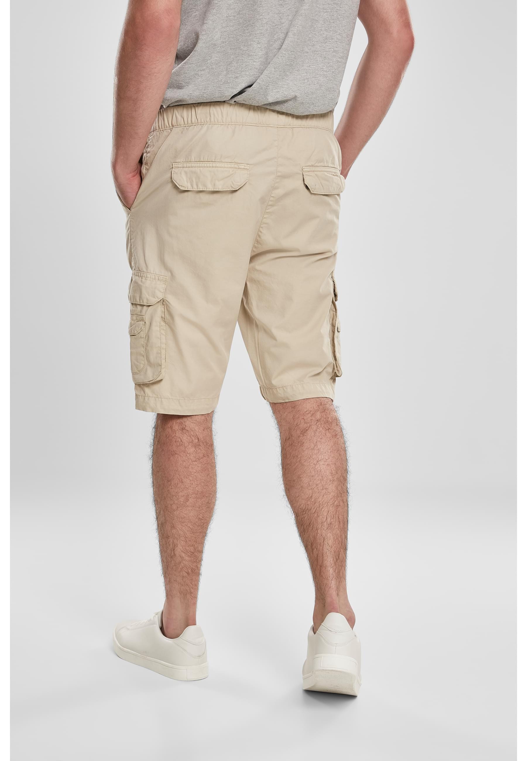 URBAN CLASSICS Stoffhose »Urban Classics Herren Double Pocket Cargo Shorts«, (1 tlg.)