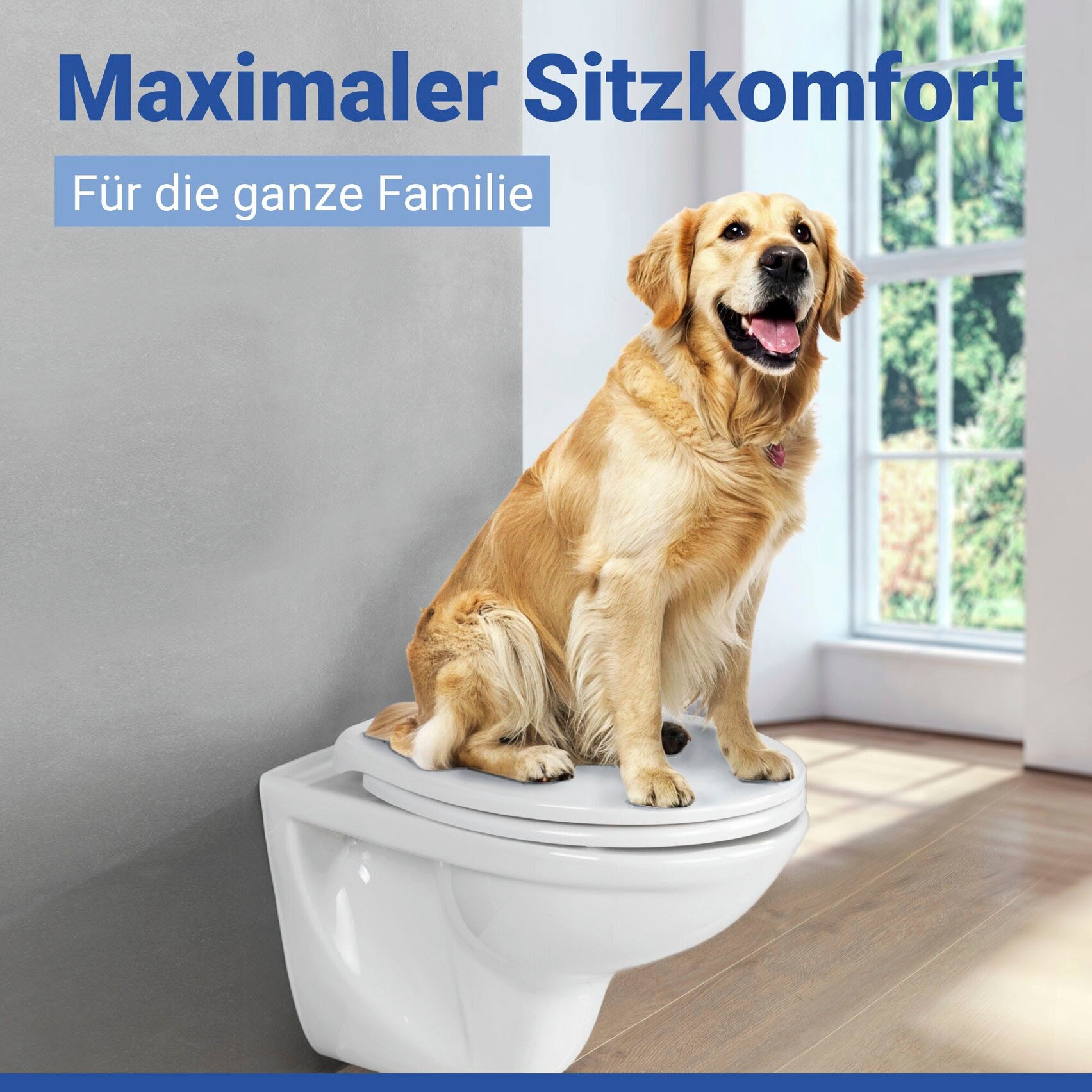 WENKO WC-Sitz »Neo« mit Absenkautomatik und Schnellbefestigung