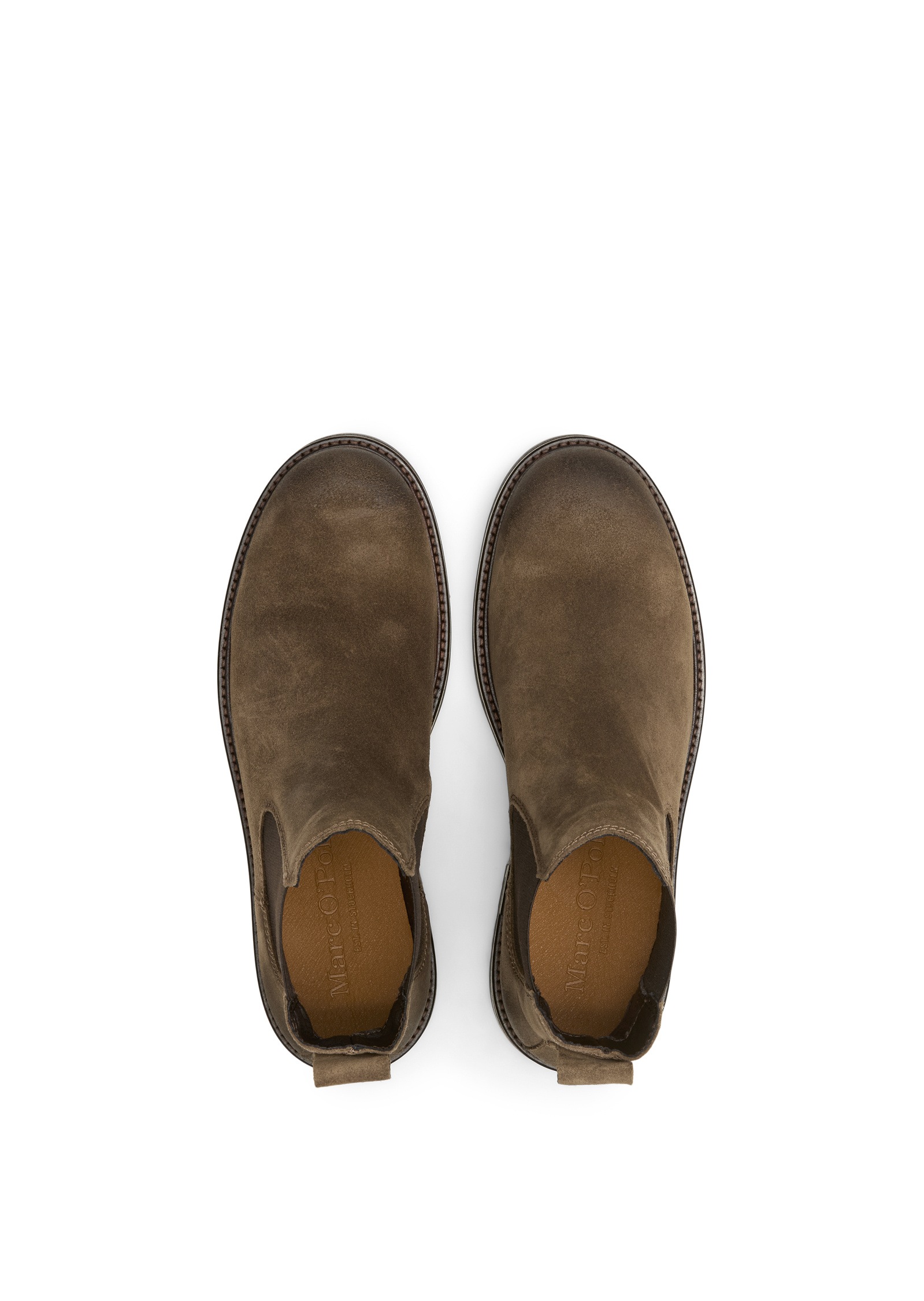 Marc O'Polo Chelseaboots »aus edlem Velours-Rindleder«