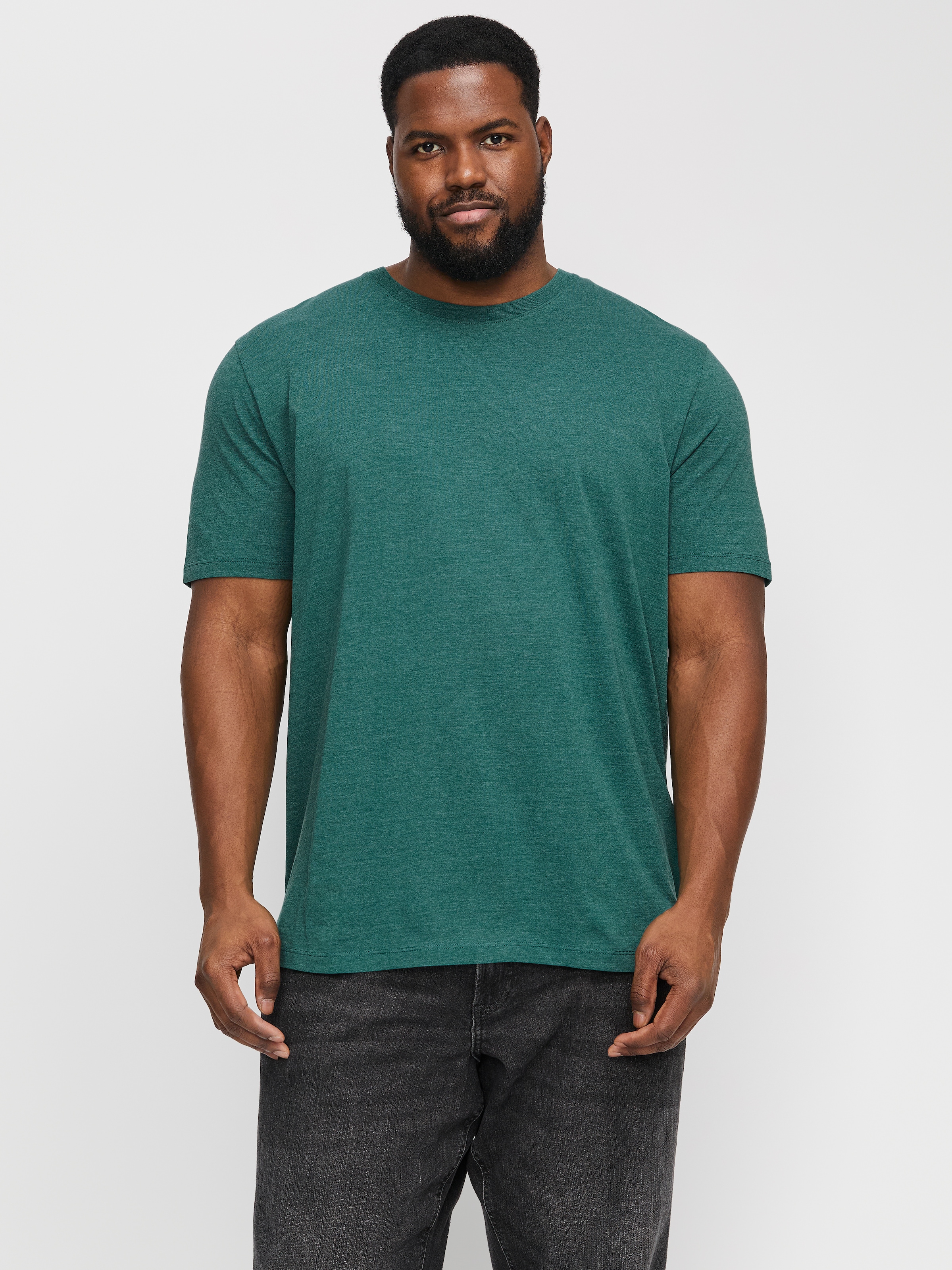 Jack & Jones PlusSize Rundhalsshirt "JJEORGANIC MEL TEE SS O-NECK NOOS PLS" günstig online kaufen