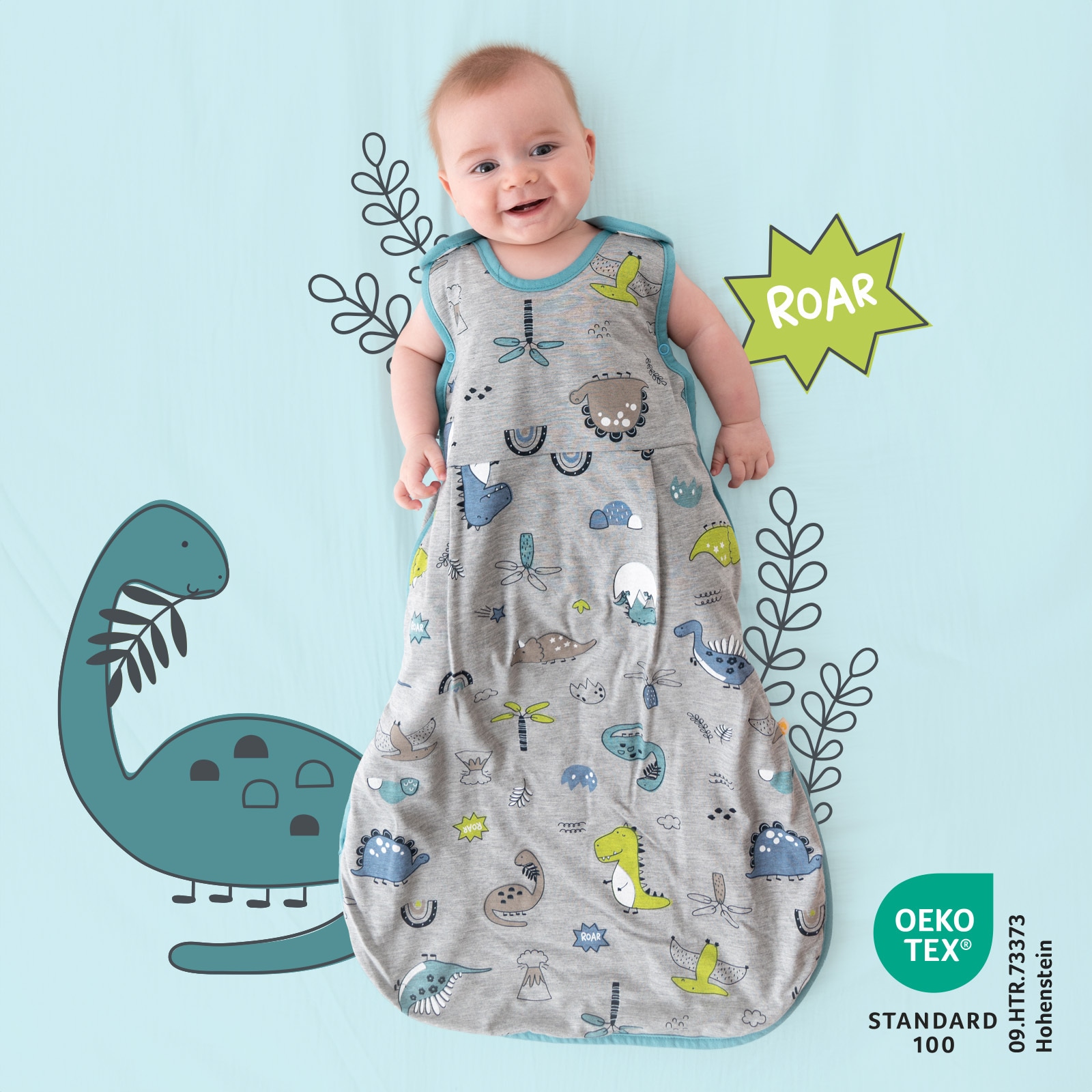 Schlummersack Babyschlafsack »Schlafsack ohne Füßen 1.0 Tog«