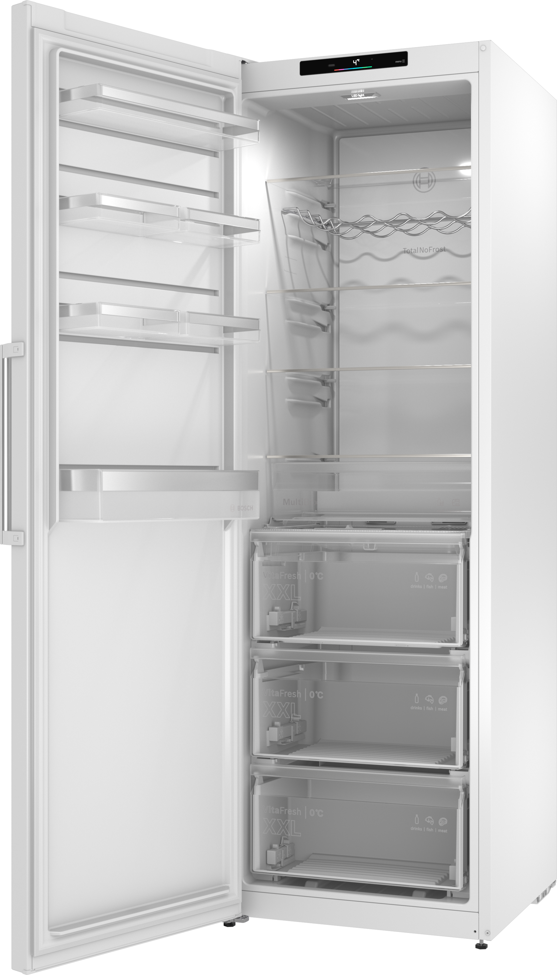 BOSCH Kühlschrank Serie 4 »KSN36VWDG« 186,2 cm hoch 59,5 cm breit