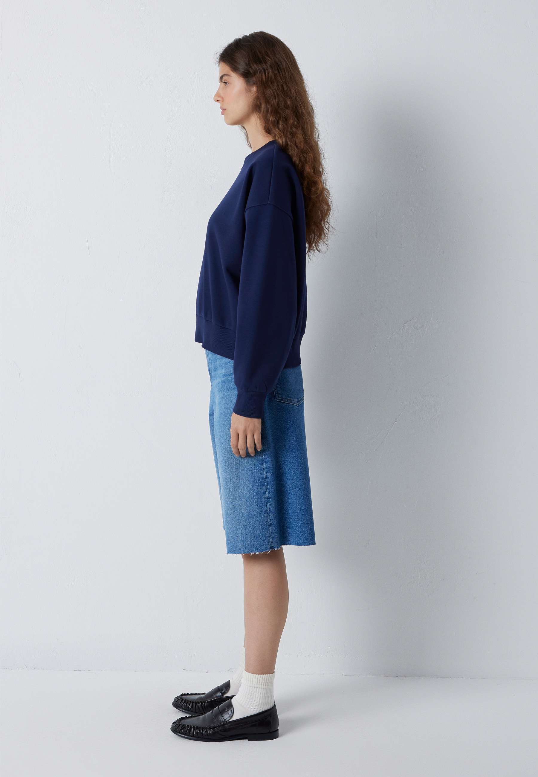 Mavi Rundhalspullover »CREW NECK SWEATSHIRT« Sweatshirt cropped