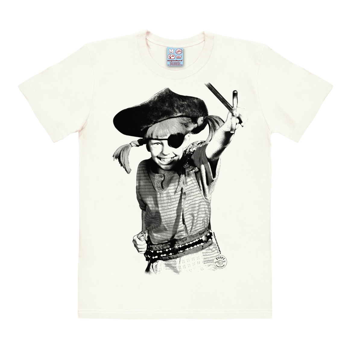 LOGOSHIRT T-Shirt »Pippi Langstrumpf - Pirat«, mit coolem Print