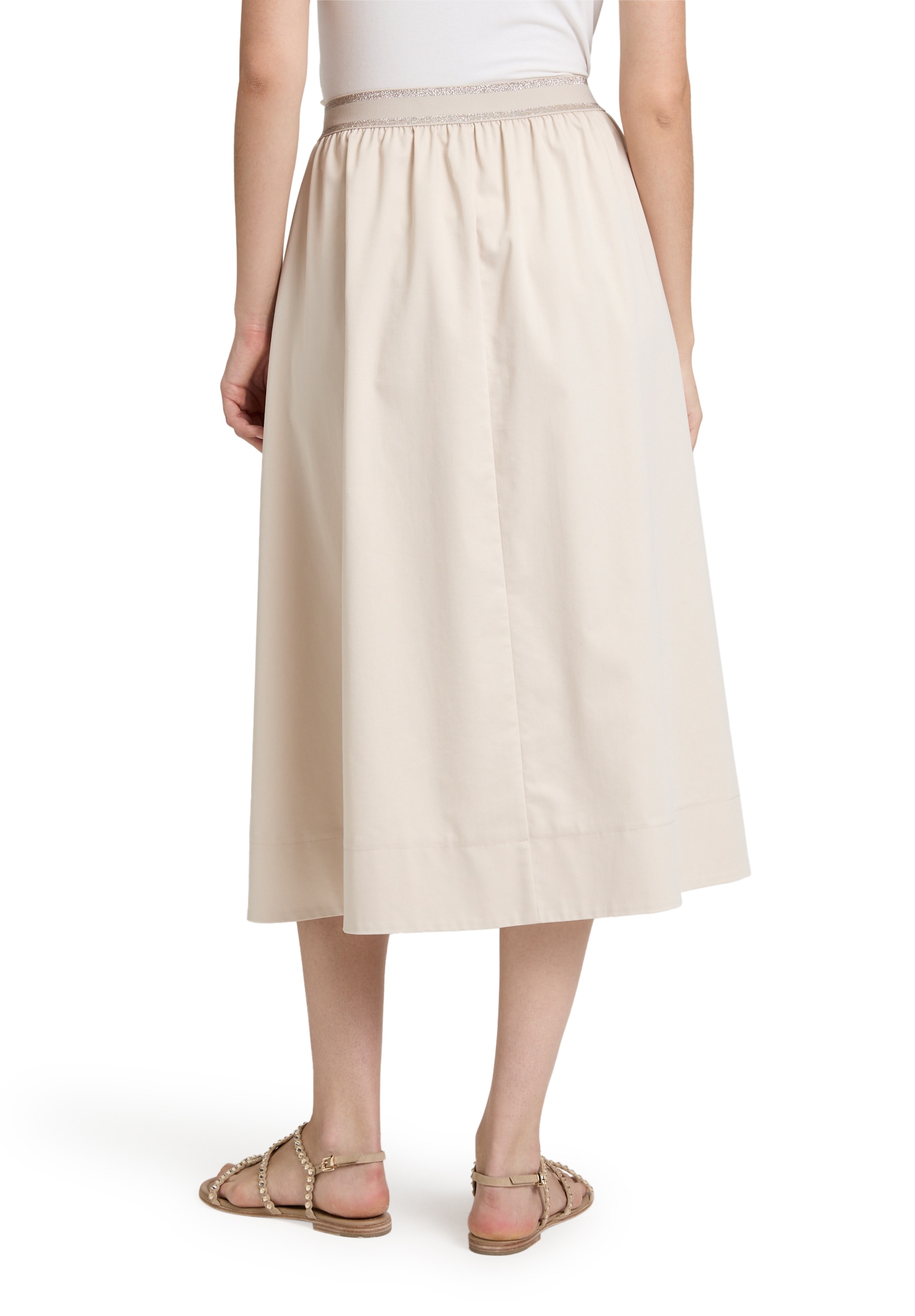 Betty&Co Midirock »Damen mit elastischem Bund«