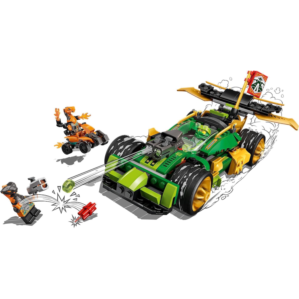 LEGO® Konstruktionsspielsteine »Lloyds Rennwagen EVO (71763), LEGO® NINJAGO®«, (279 St.)