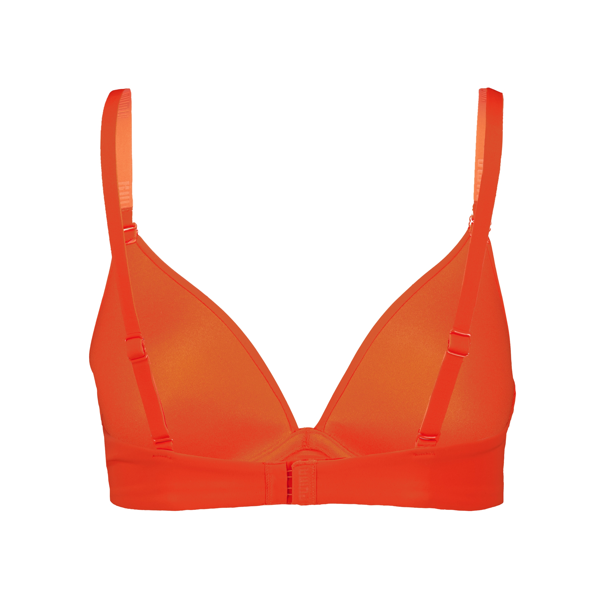 PUMA Soft-BH »PUMA WOMEN MICROFIBER SOFT PADDED BRA 1P« mit wendbaren und verstellbaren Trägern, Logodruck vorn