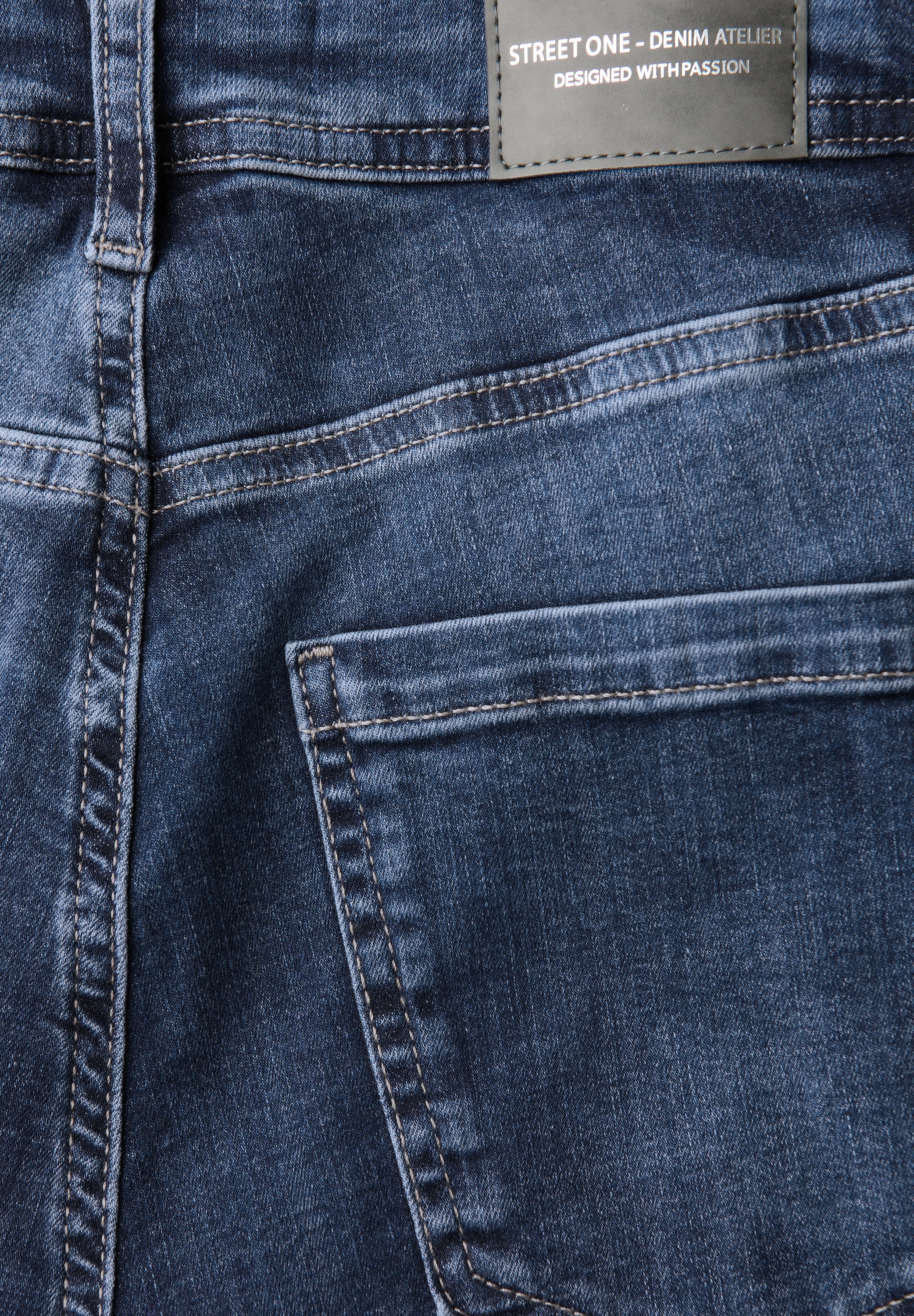 STREET ONE Slim-fit-Jeans, High Waist